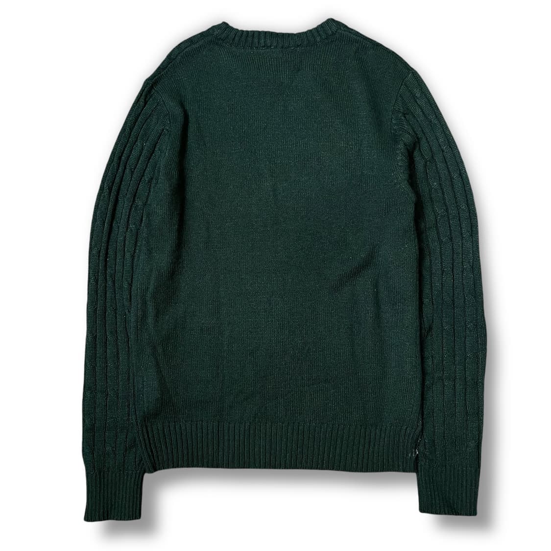 데드스탁 키스헤링 딥그린 꽈배기 니트 100 상품이미지2