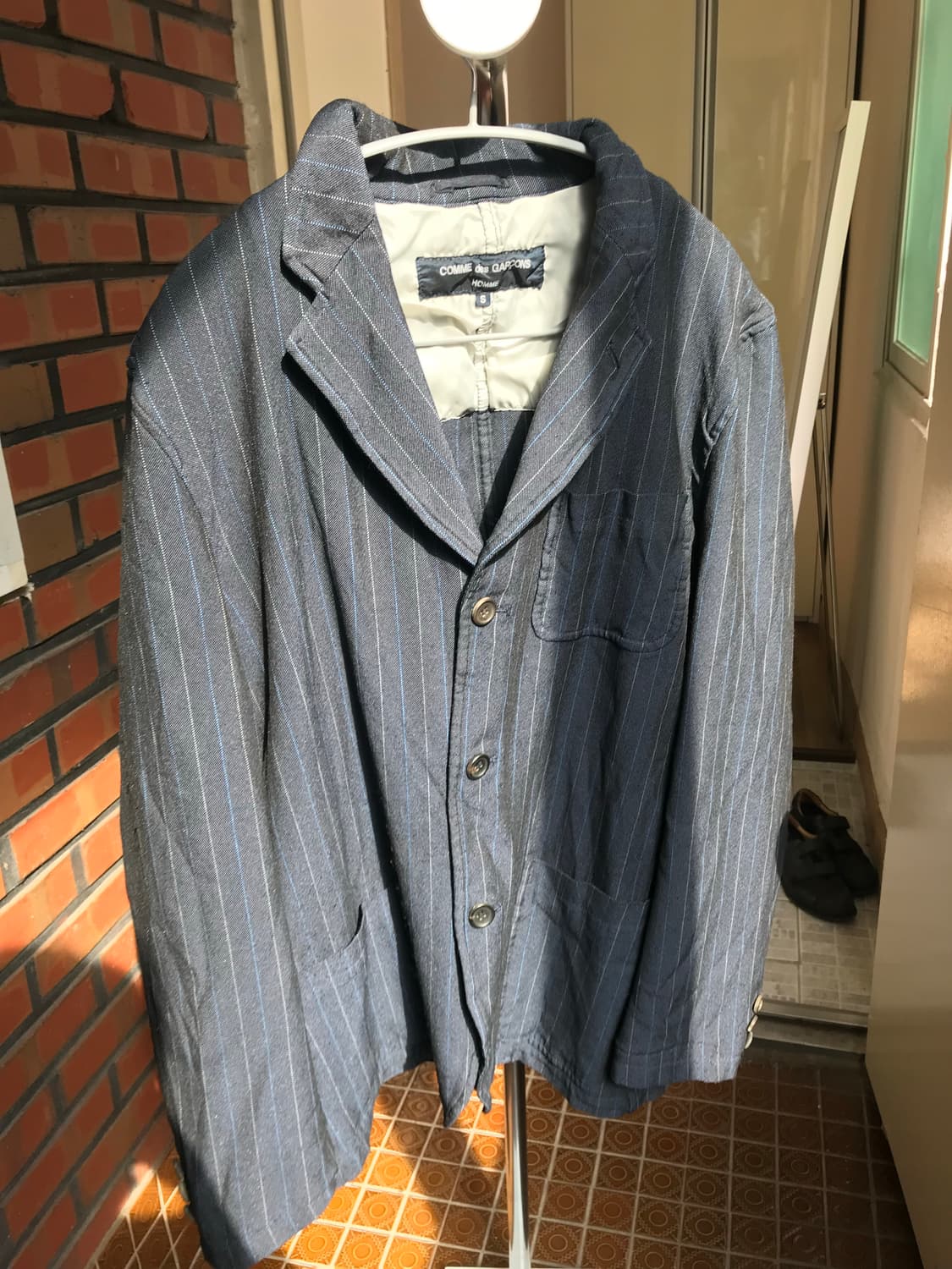 꼼데가르송 옴므 스트라이프 자켓 상품이미지3