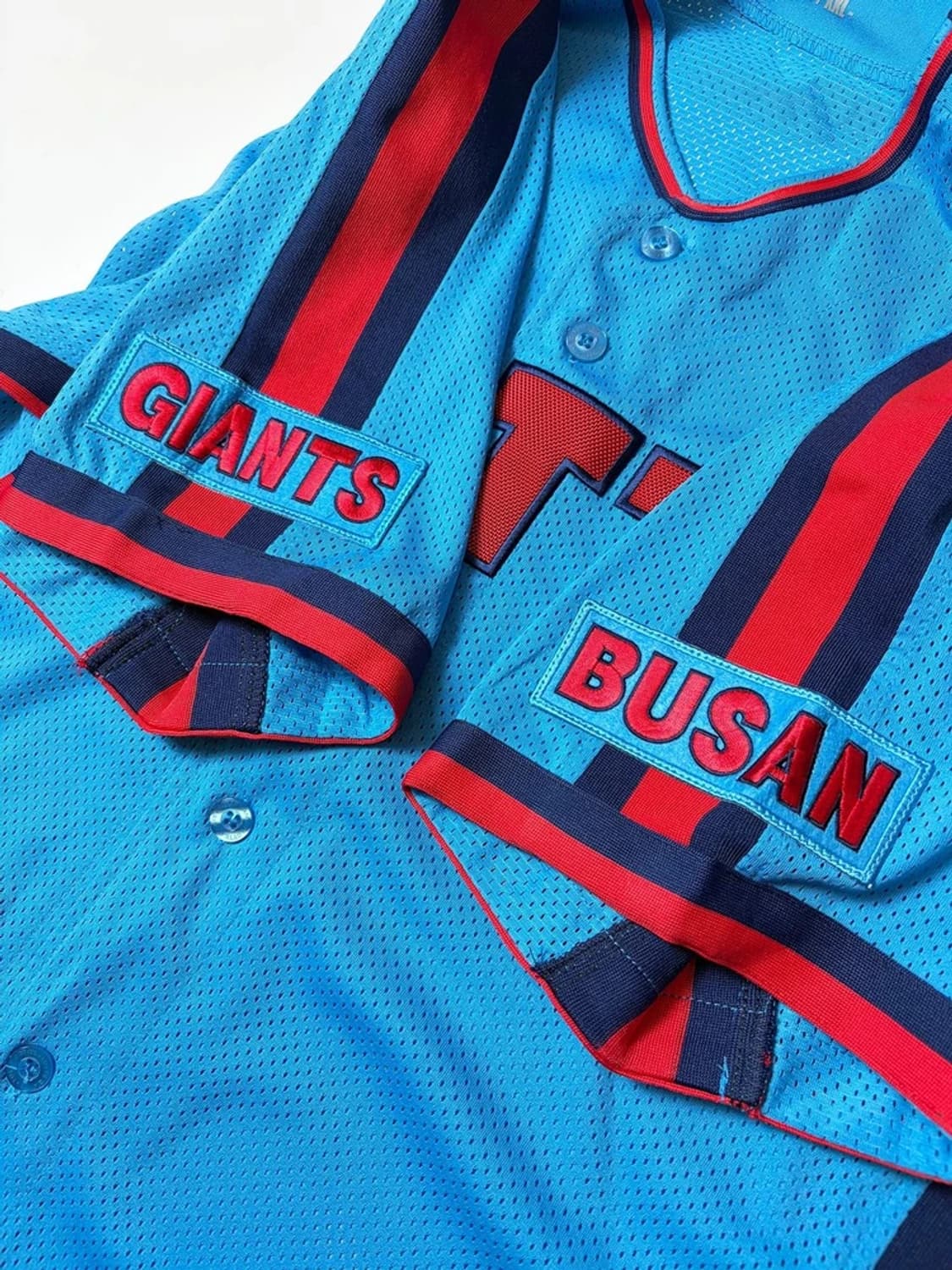 롯데 자이언츠 스머프 노마킹 반팔 유니폼 PN9518 상품이미지4