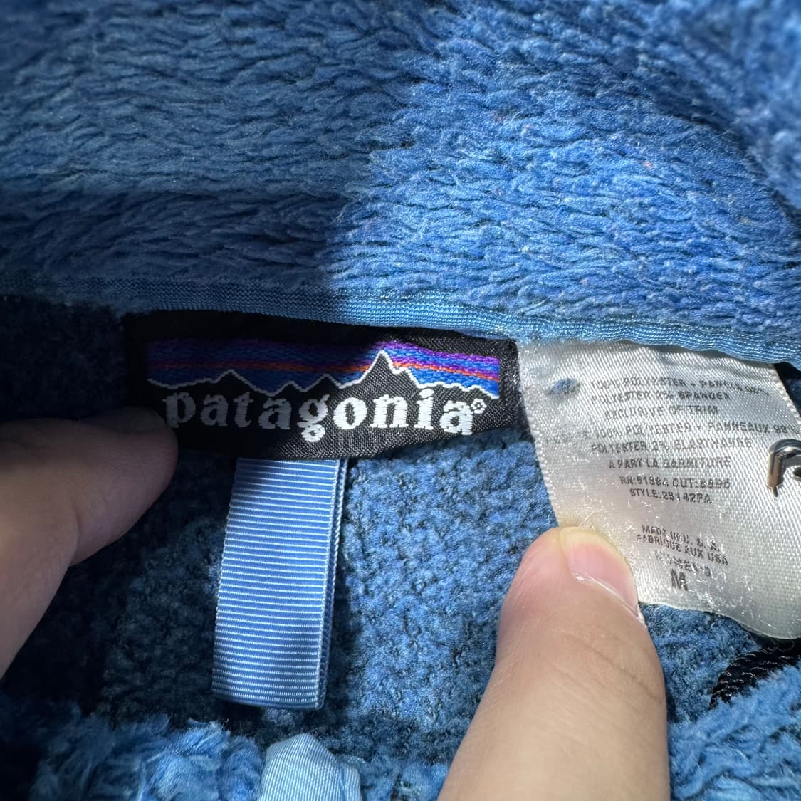 파타고니아 플리스 자켓 스카이블루 ( M/OLD-8289 ) 상품이미지3
