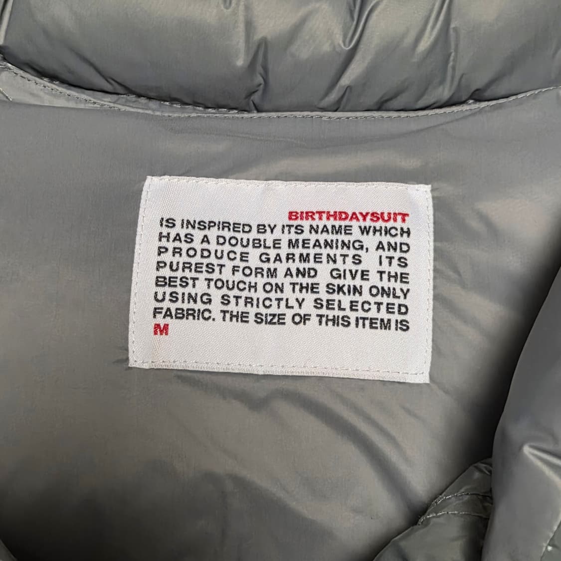 [M] 벌스데이수트 패딩 조끼 상품이미지5