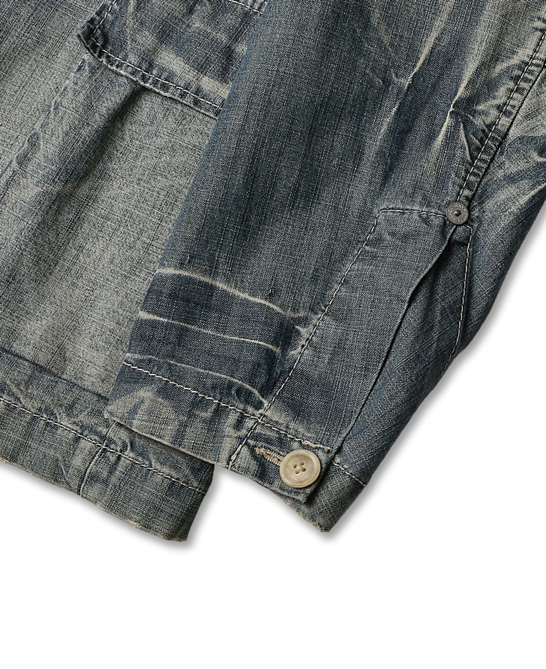 야콥 코헨 [Jacob Cohen] 빈티지 워싱 이태리 데님 사파리 자켓 상품이미지6