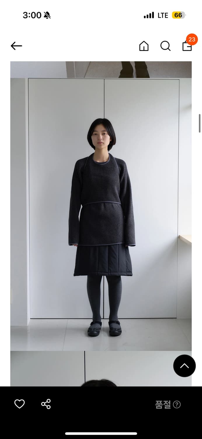 페스토 레이어드 니트 다크 문 상품이미지2