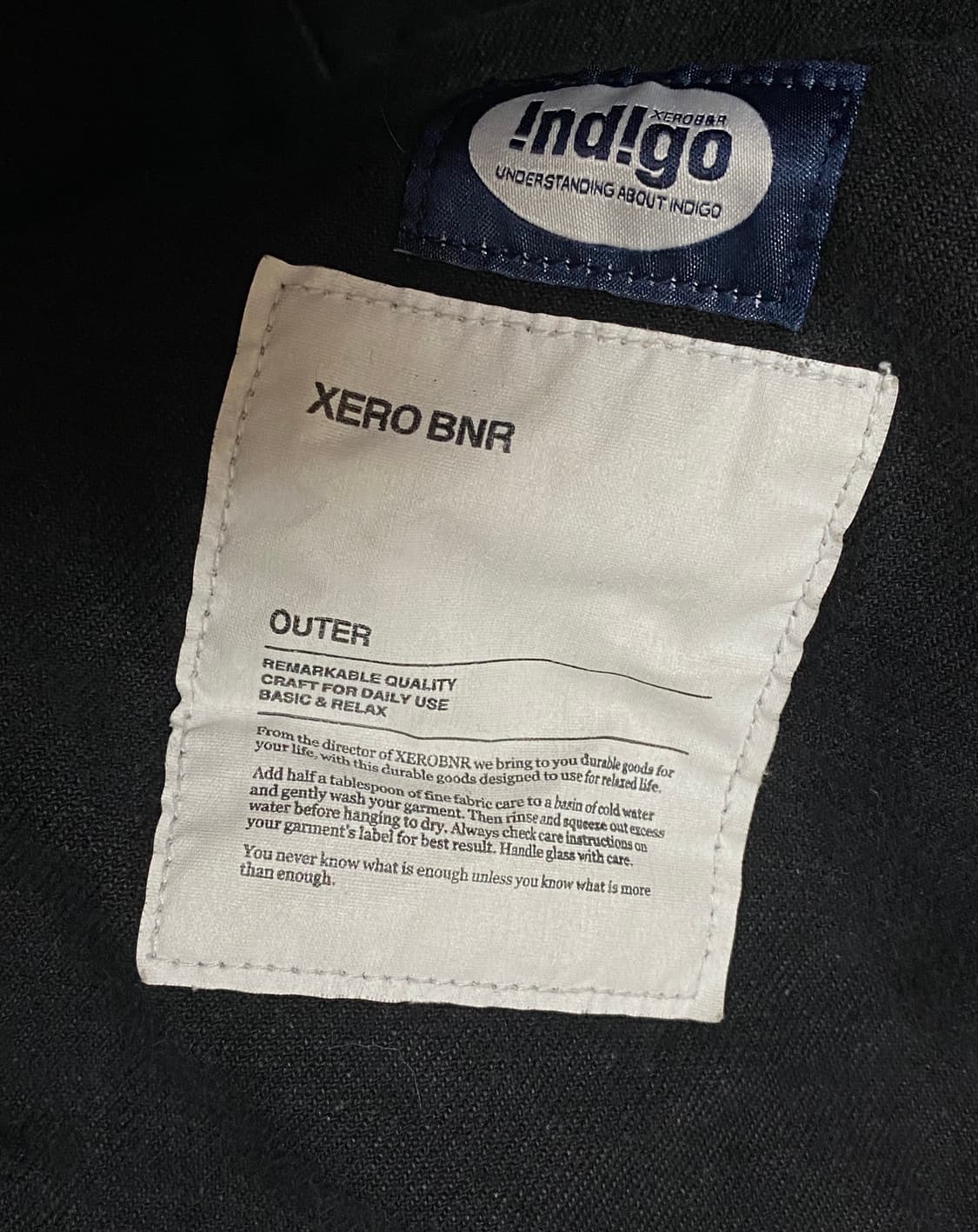 (XL)제로 XERO 트러커 데님 자켓 블랙 상품이미지4