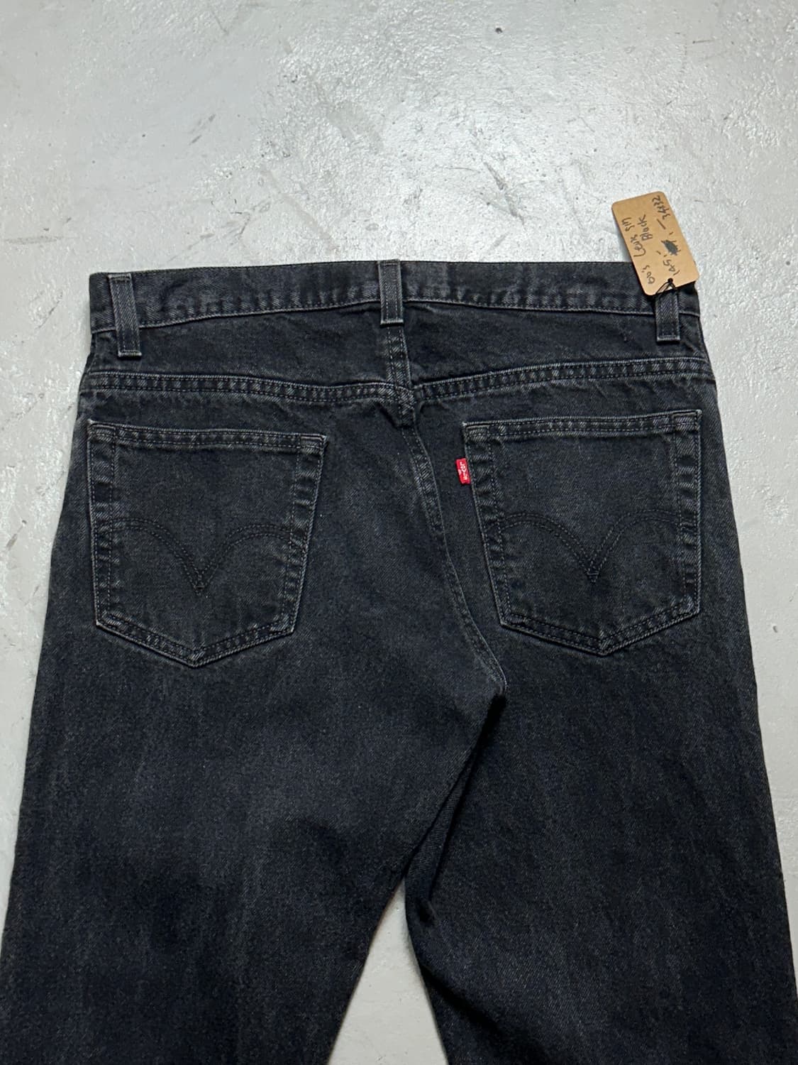 00's 리바이스 517 블랙 부츠컷 플레어진 상품이미지6