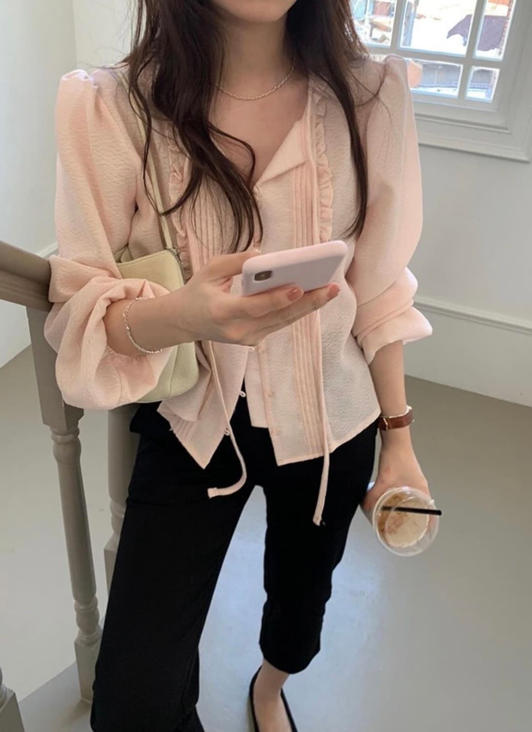 프리티영띵 스판 카프리 팬츠(m) 상품이미지3