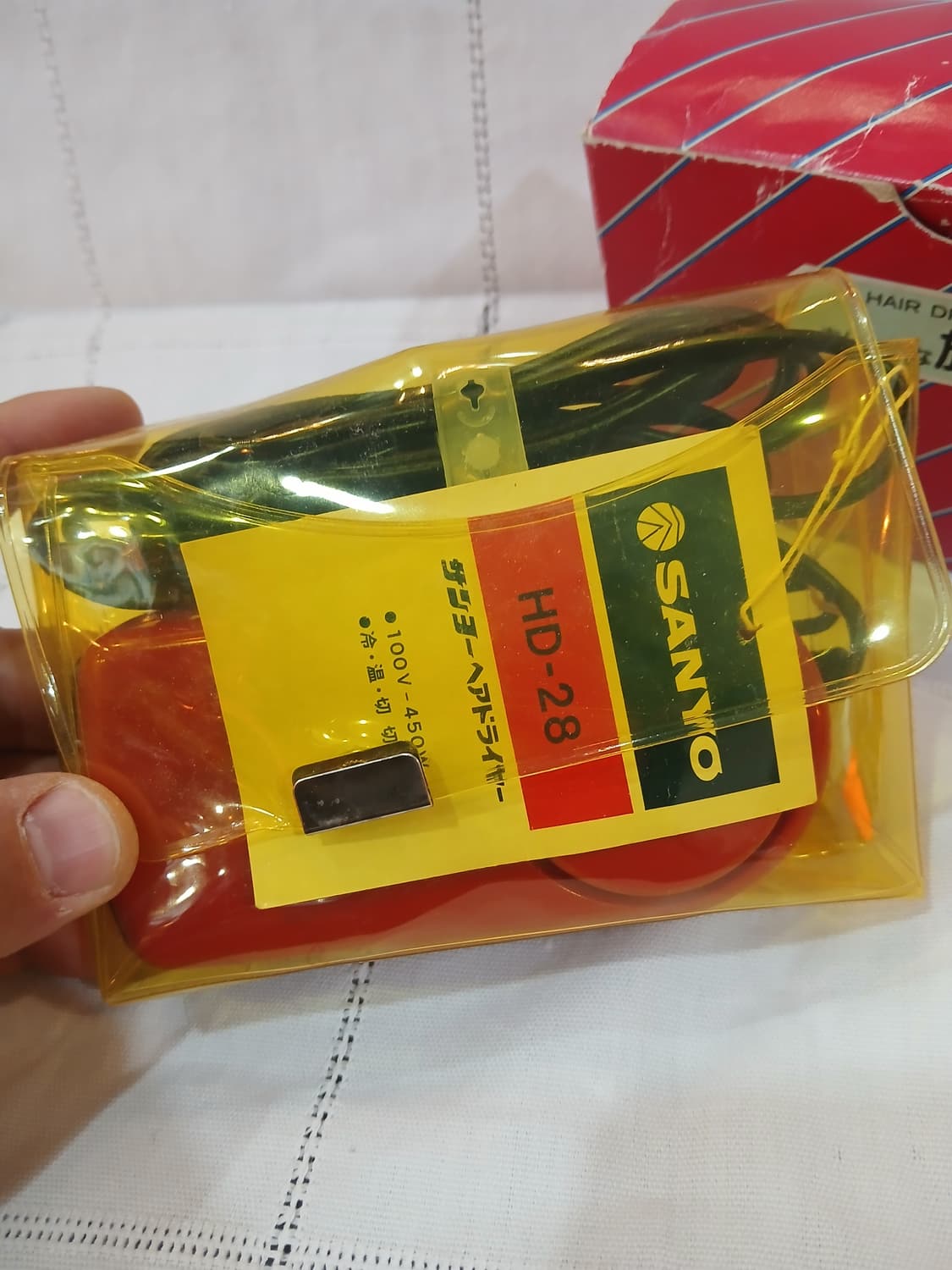 일본 빈티지 산요 미니 헤어드라이어 상품이미지4