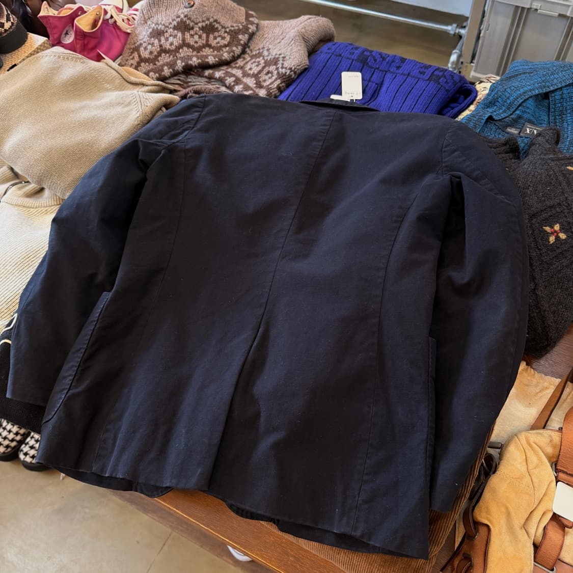 CP COMPANY 블랙 싱글벤트 포켓 블레이저 상품이미지5