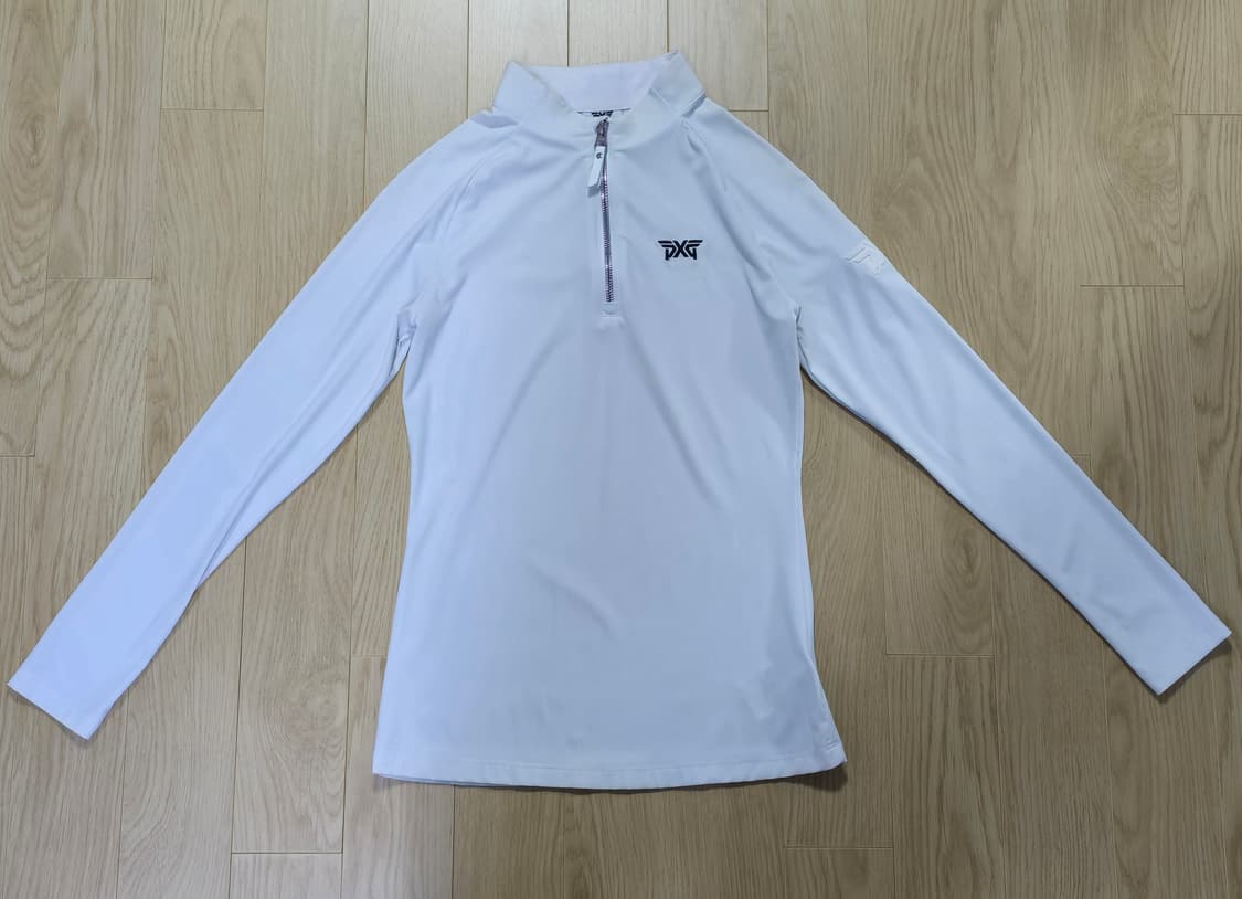PXG 화이트 하프집업 골프웨어 S사이즈 상품이미지2