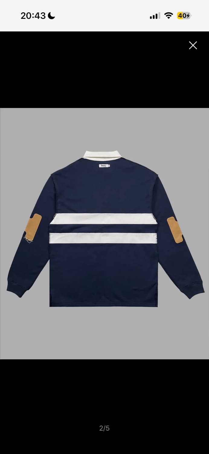 휴이 Inside Out Rugby Tee Navy 럭비티 01 상품이미지2