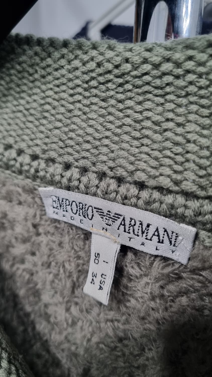 엠포리오 아르마니 ITALY 남성 105 레트로 헨리넥 울니트 상품이미지2
