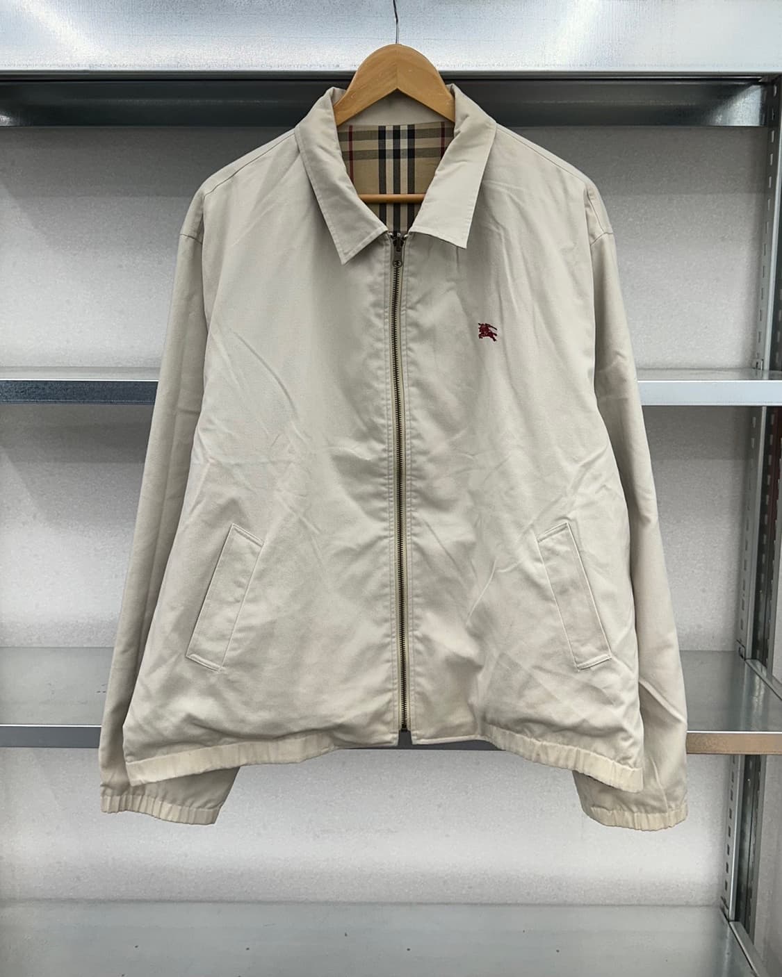 (2XL)버버리 양면 블루종-M702 상품이미지4