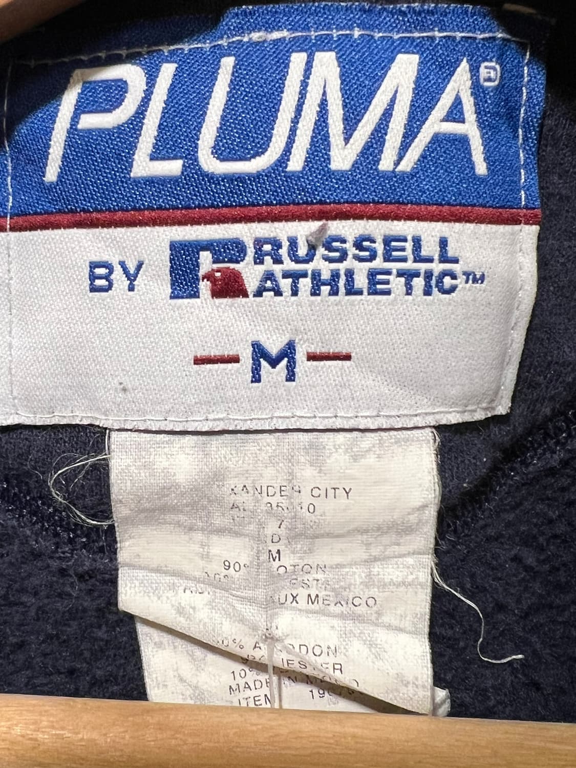 90s [M] 러셀 By 플루마 맨투맨 네이비 상품이미지6