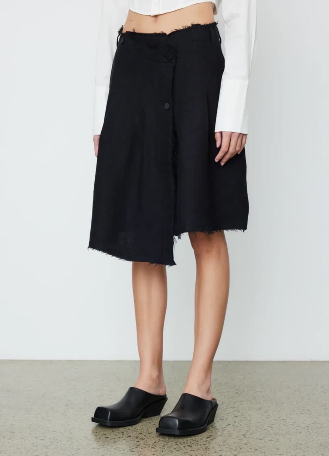 [구해요] 아워레가시 플리츠 랩 스커트 상품이미지1