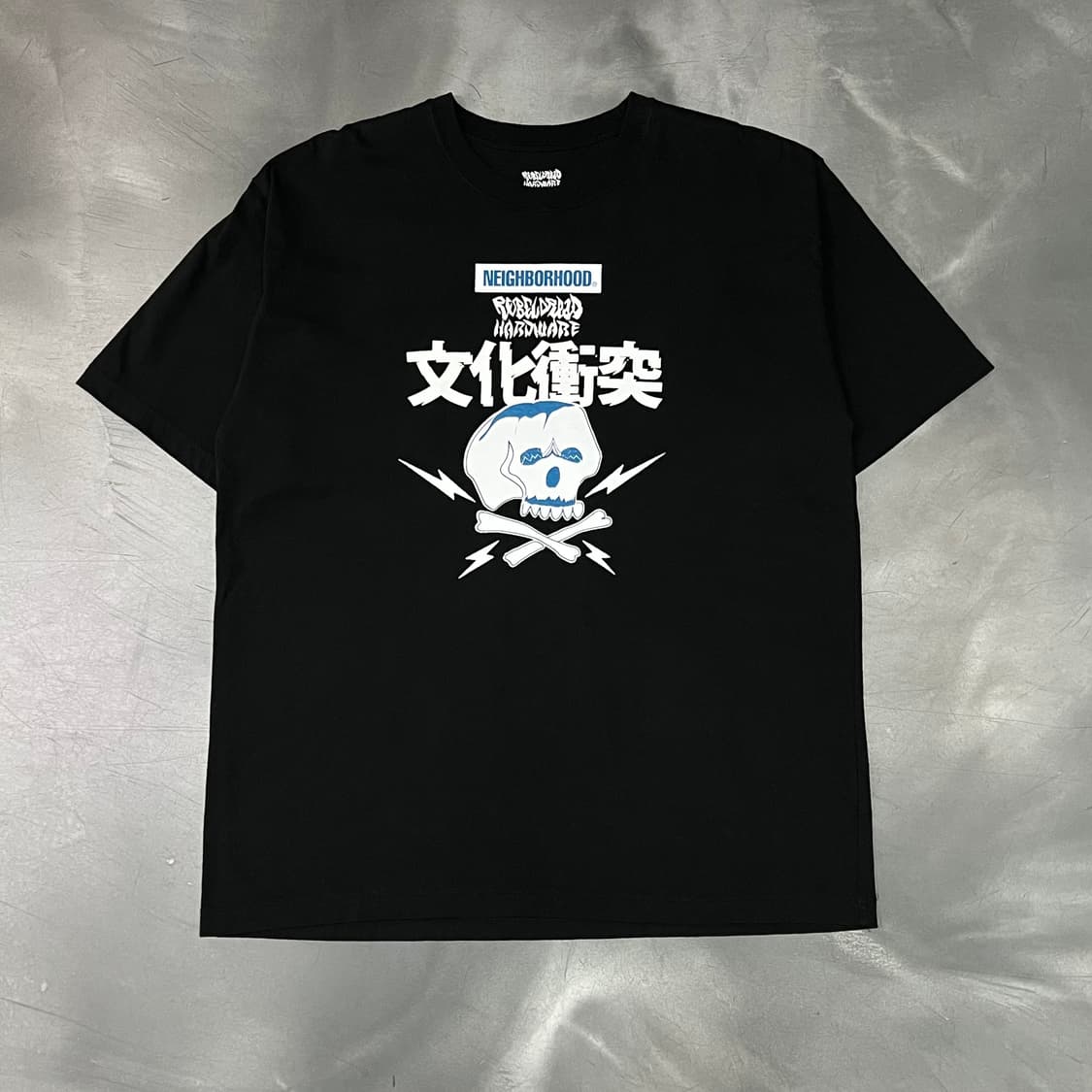  네이버후드x레벨 드레스 하드웨어 프린팅 반팔티 y15967 상품이미지1