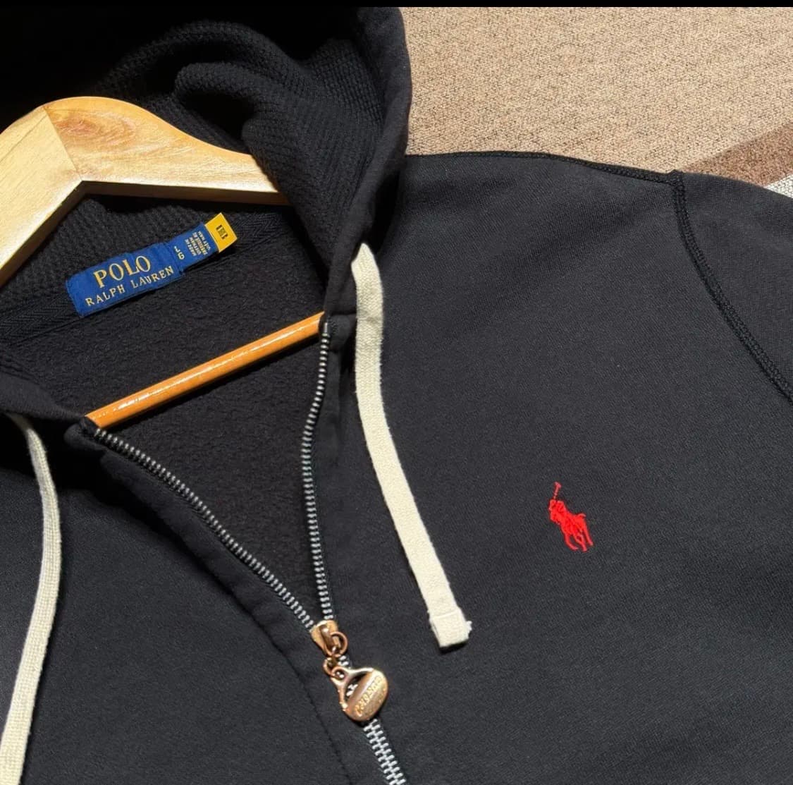 폴로 후드집업 L 상품이미지2