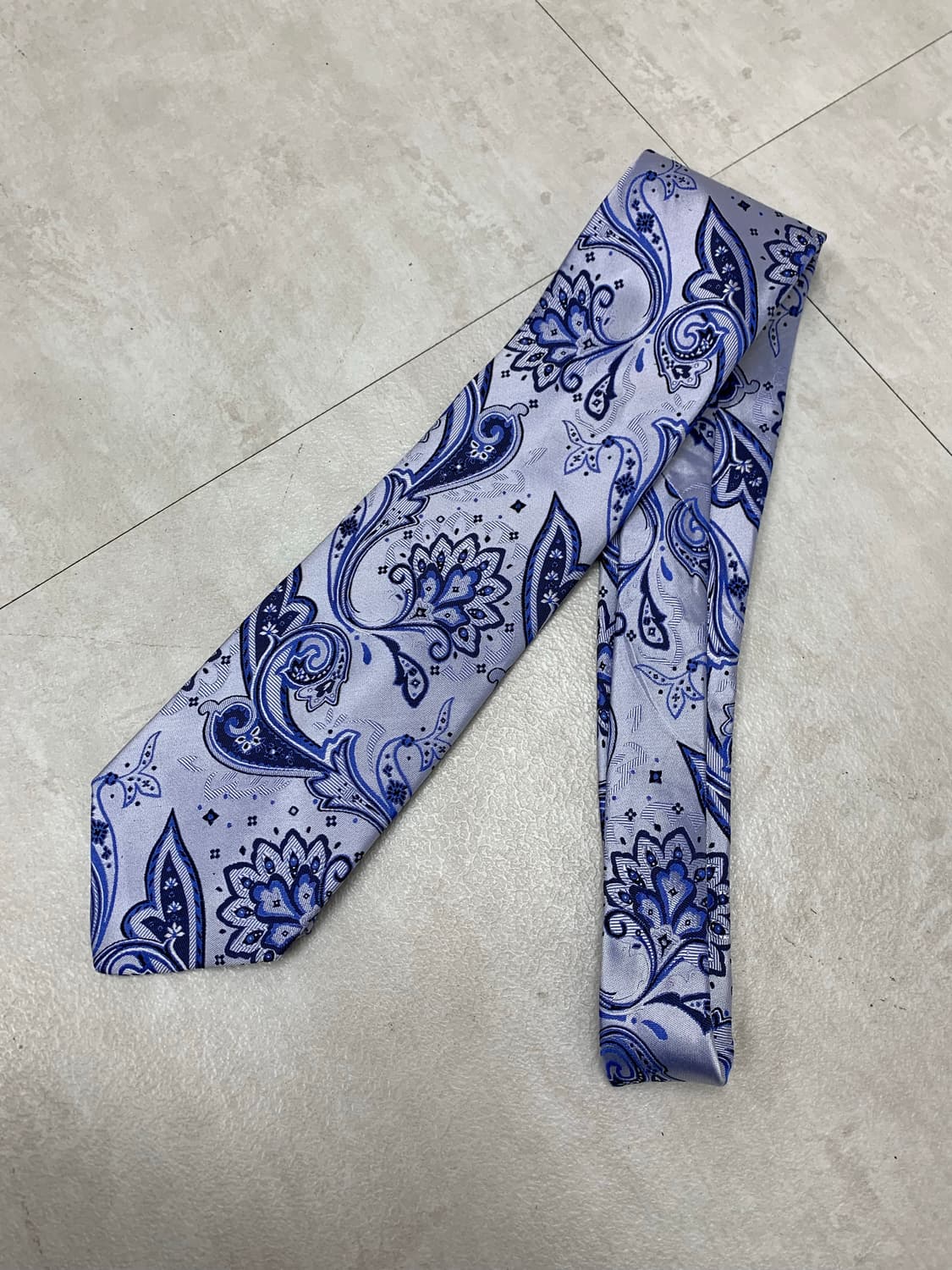 겐조 블루 플라이 패턴 넥타이 #287 상품이미지2