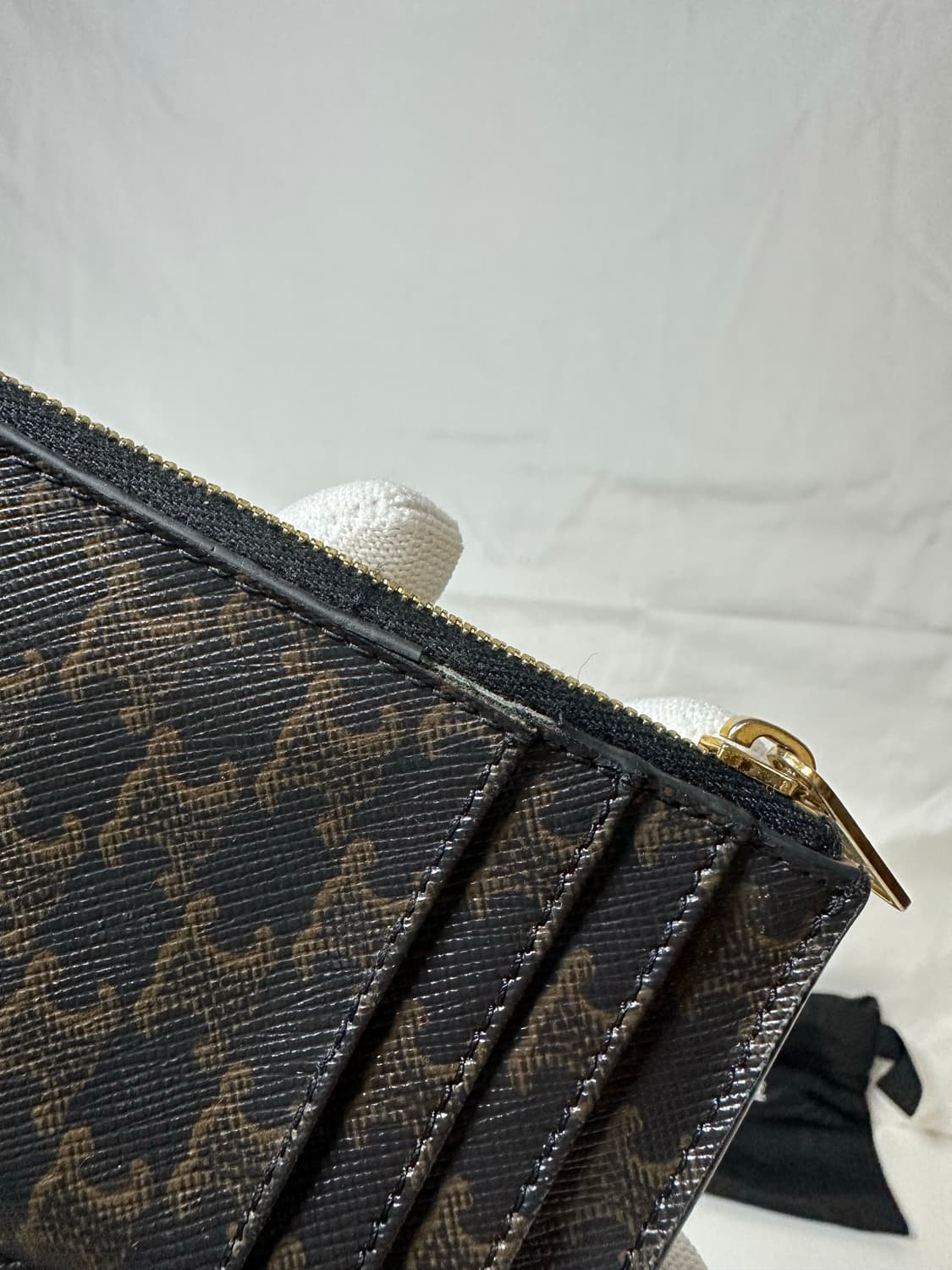 셀린느 트리옹프 캔버스 카드지갑 (OS) 상품이미지5