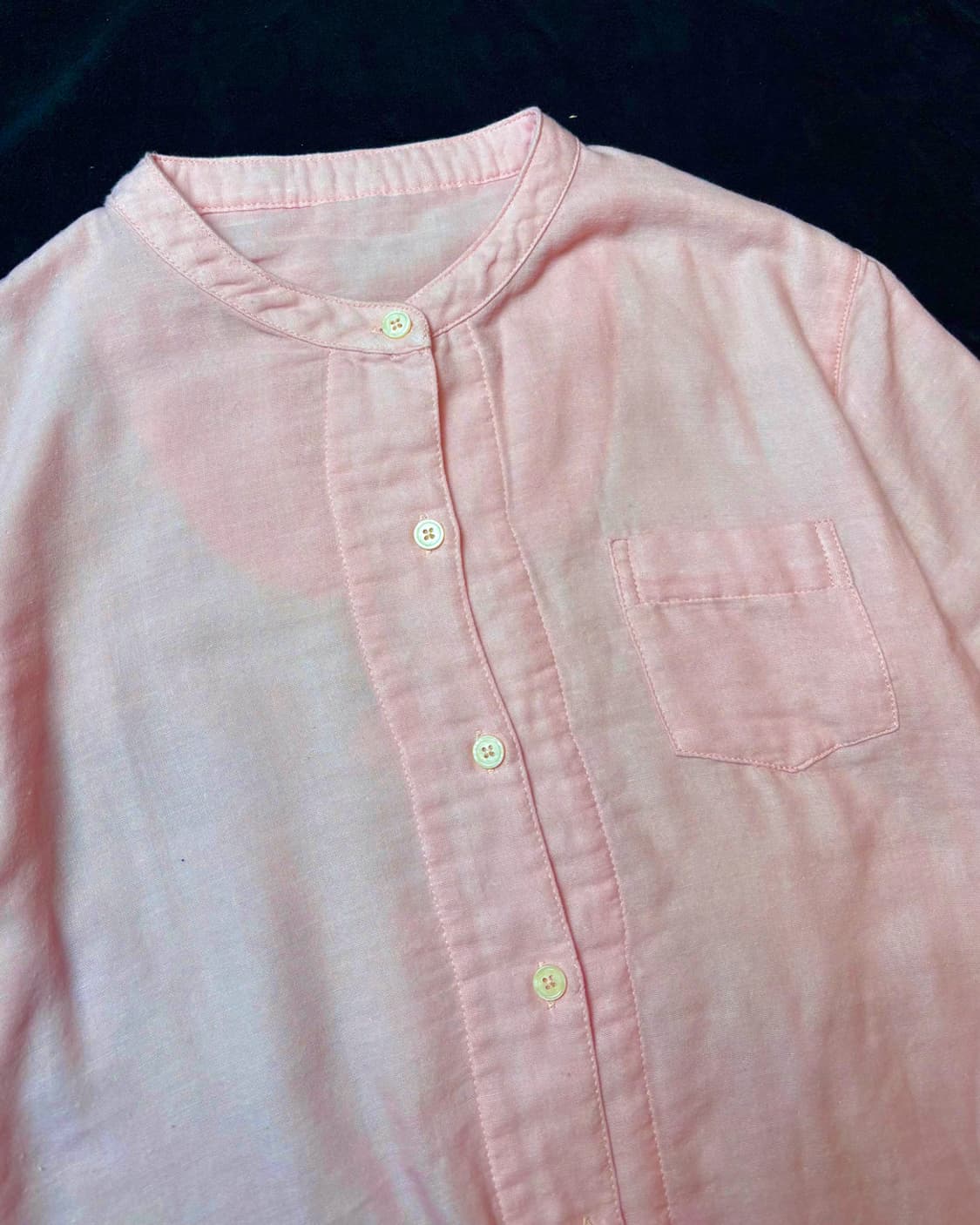 일본빈티지 CECILE  노카라 셔츠 상품이미지2