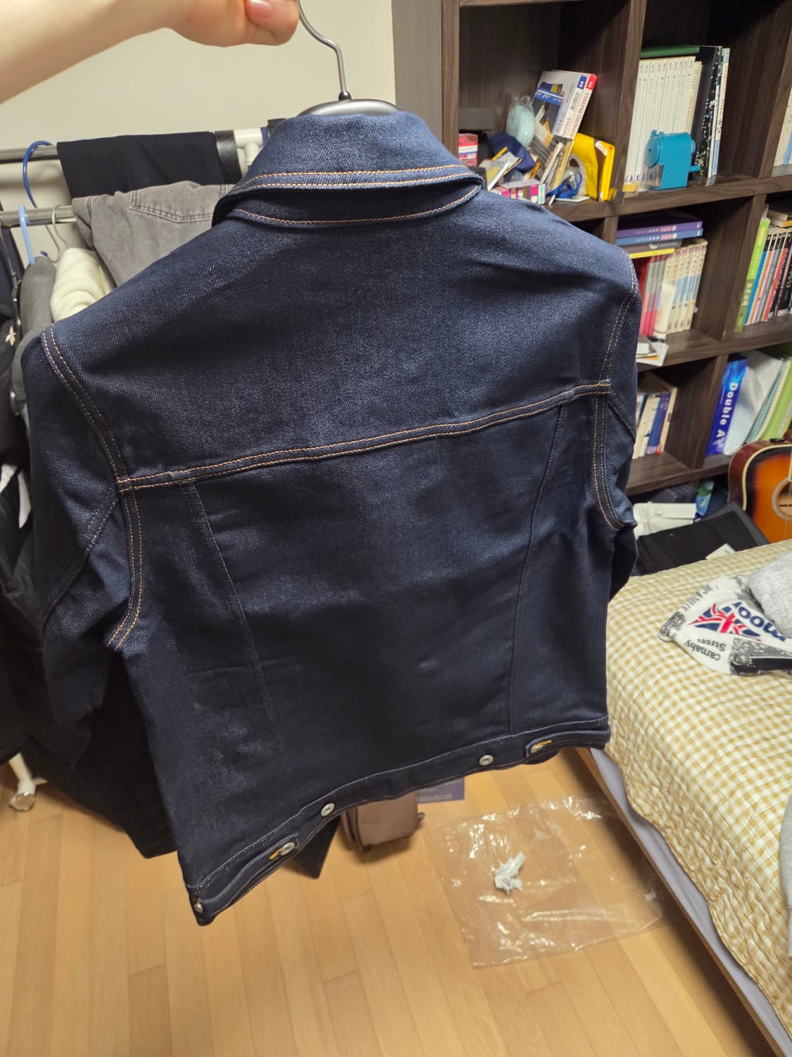 [내고가능][새상품]모드나인 생지 데님 자켓 상품이미지1