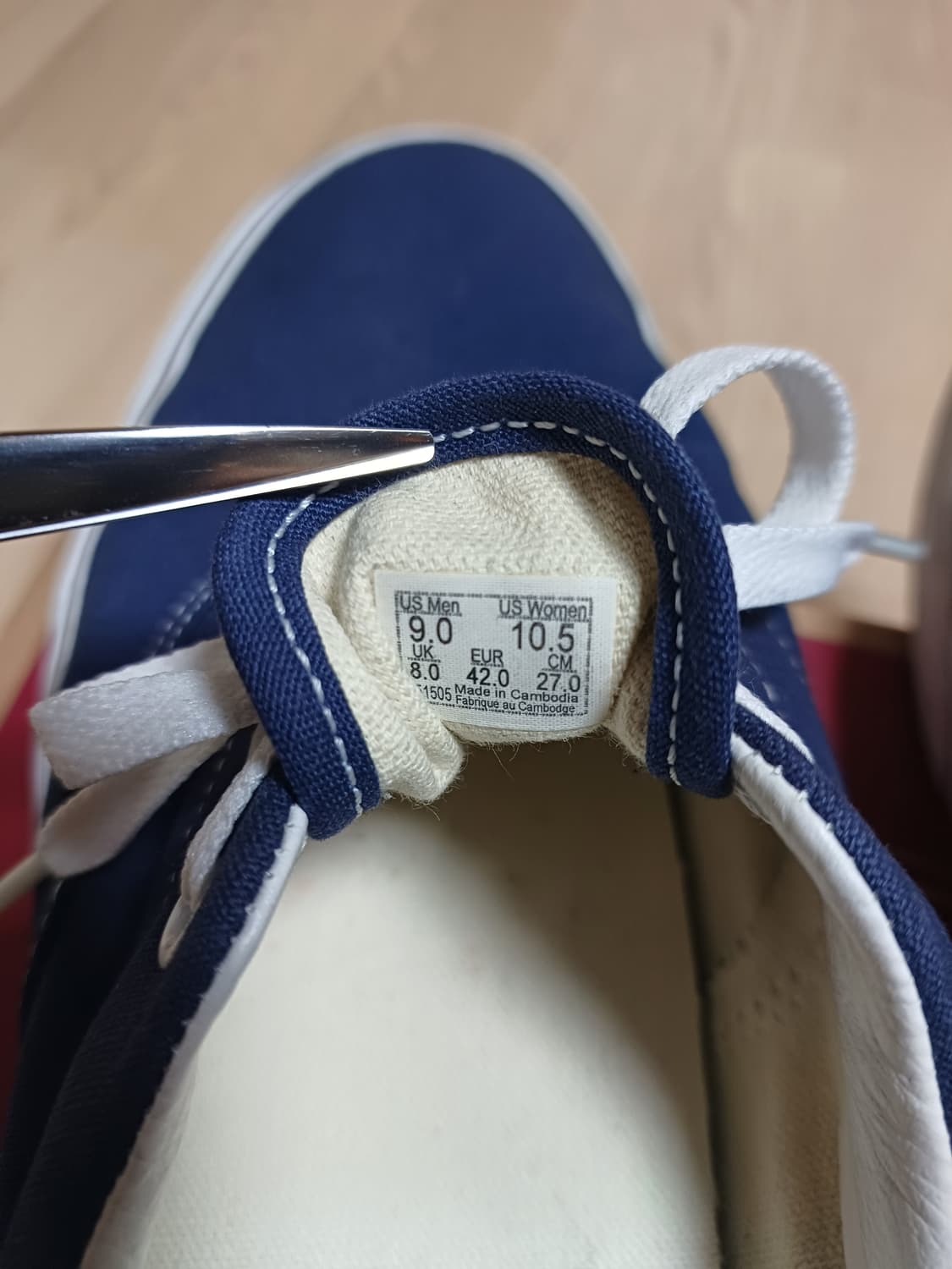 270 반스 에라 네이비 Vans Era 어센틱 스니커즈 상품이미지10