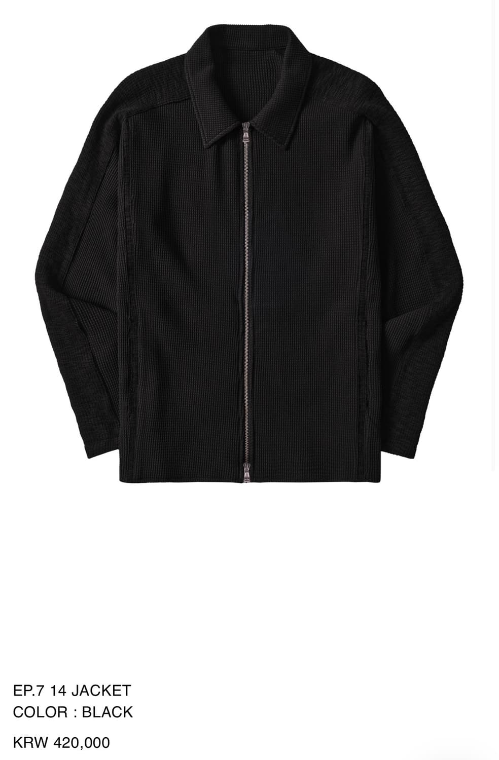 (S) Xlim EP.7 14 JACKET Black 상품이미지1