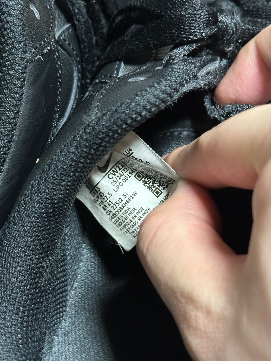 (275) 나이키 에어포스1 블랙 상품이미지6