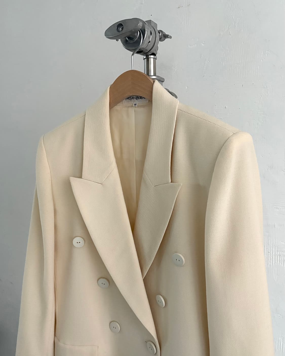 Yves Saint Laurent 입생로랑 90‘s 화이트 더블 브레스티 상품이미지7