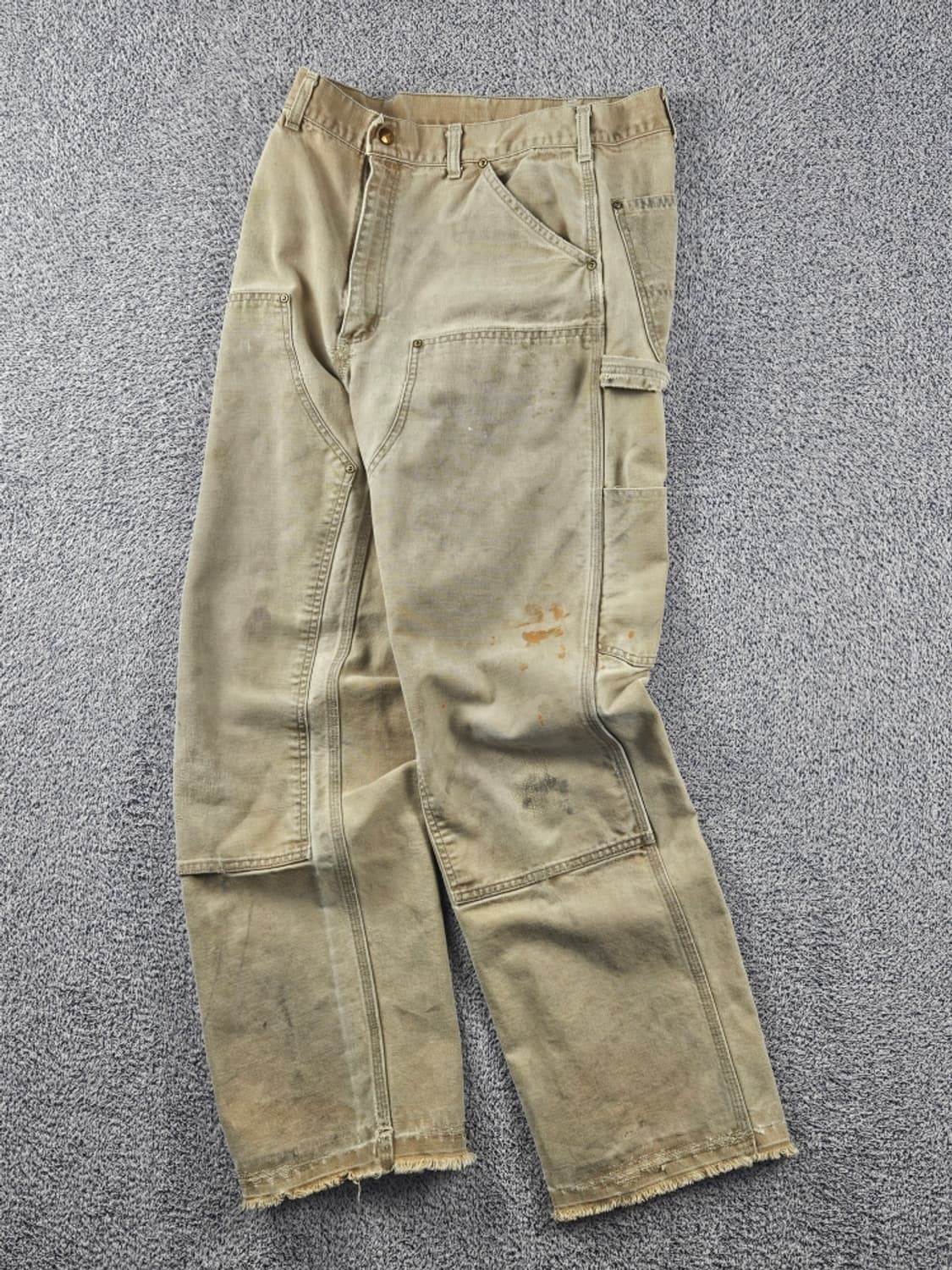 칼하트 덕 캔버스 더블니 카펜터 워크 팬츠 (32X32추정) / 8644 상품이미지2