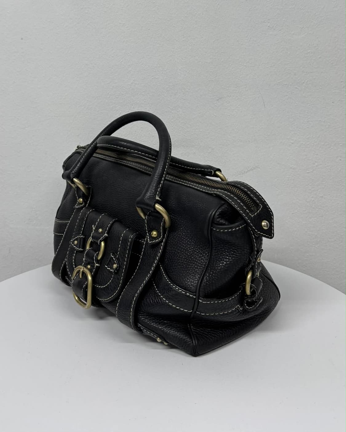 셀린느 빈티지 가죽 부기 토트 핸드백 상품이미지3