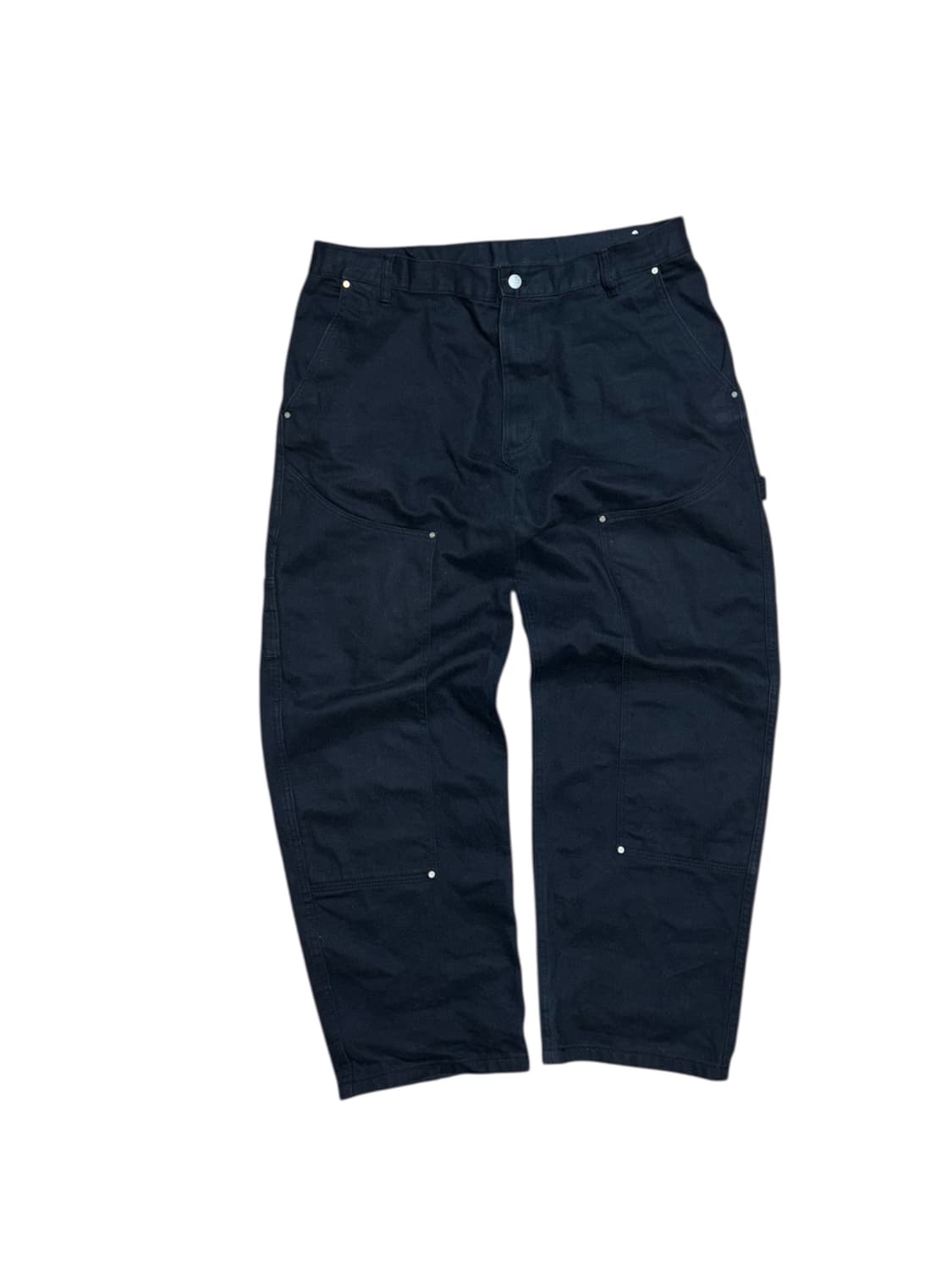 자라 블랙 더블니 카펜터 워크팬츠 상품이미지3