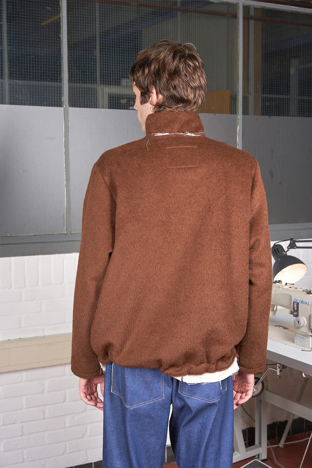 Camiel Fortgens 플리스 아노락 브라운 상품이미지6