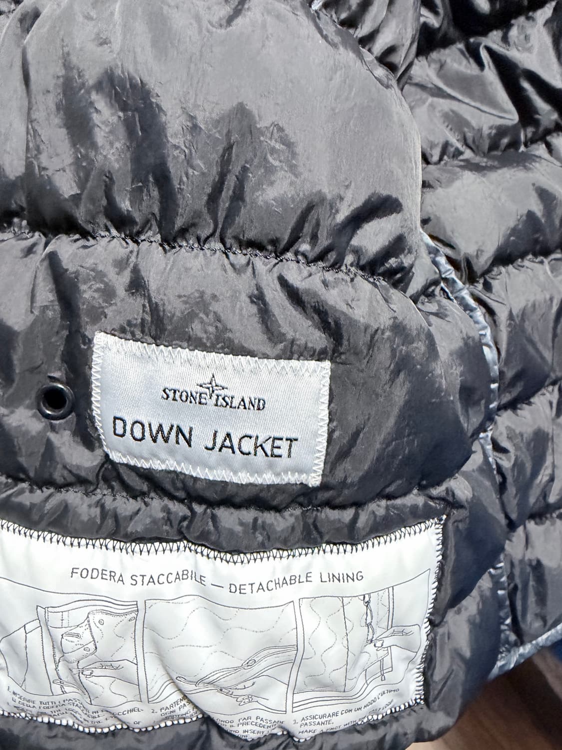 스톤아일랜드 다비드TC 코트 S 네이비 상품이미지7