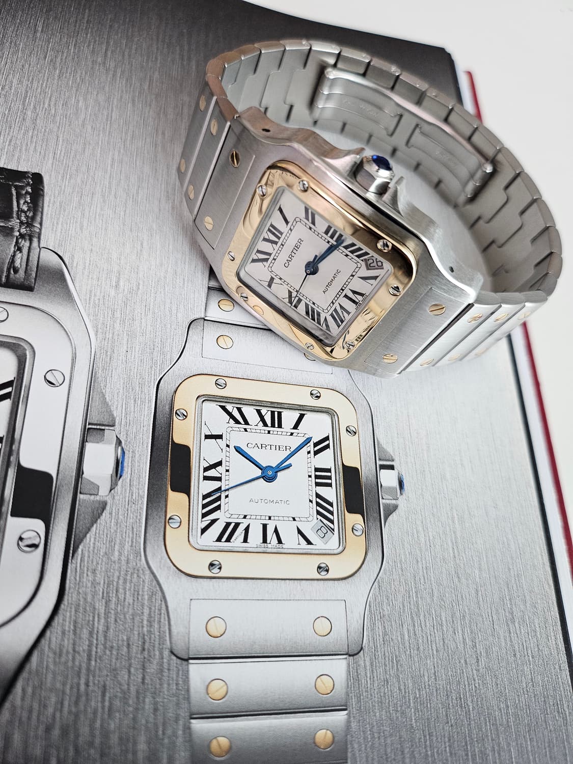 까르띠에 산토스 갈베 XL 18k콤비 오토메틱 상품이미지6