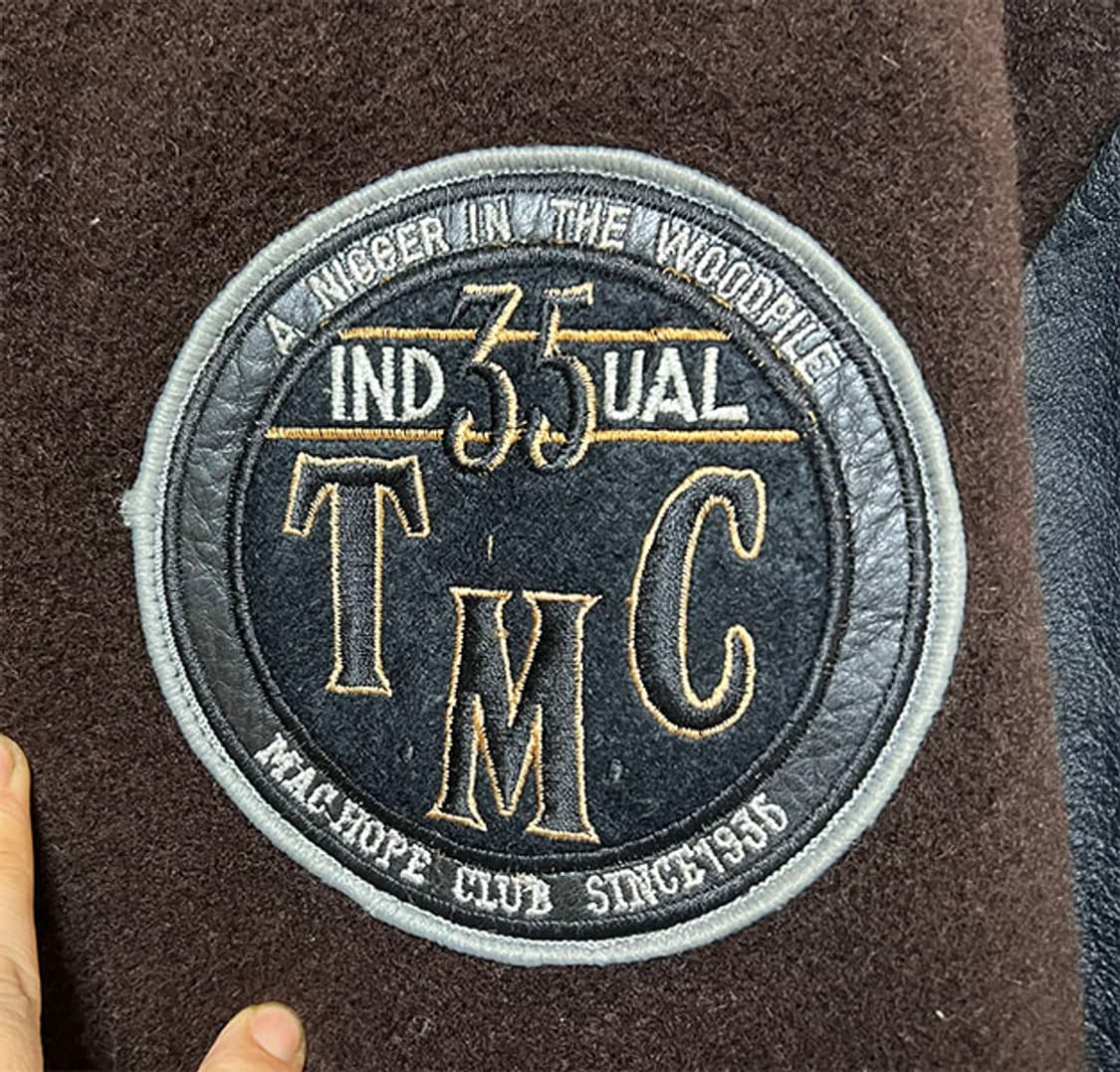 mac hope 90's 남자 바시티 자켓 소가죽 겨울 L 100 상품이미지4