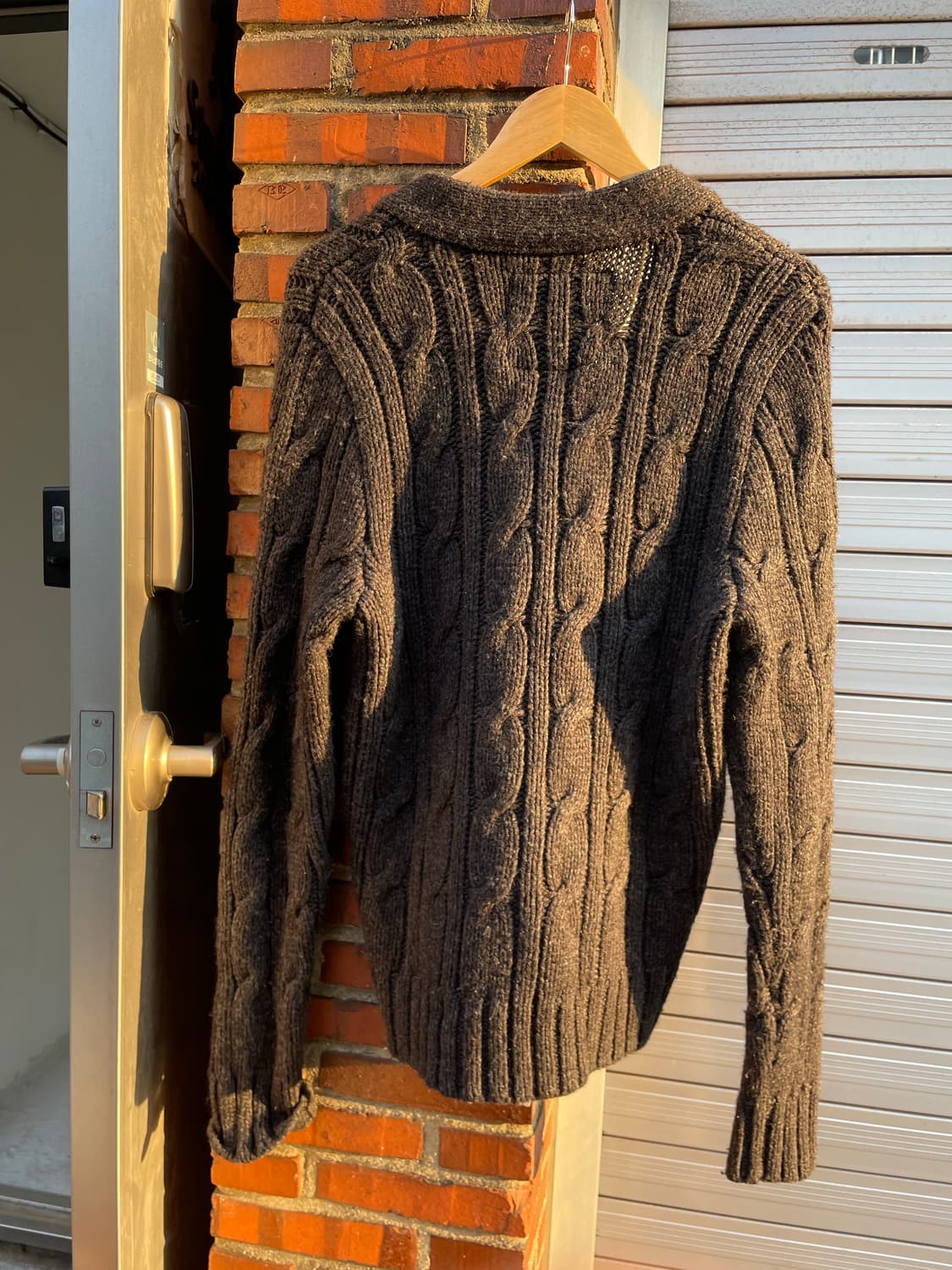 아베크롬비 블랙 케이블 니트 가디건 (공용) 상품이미지5