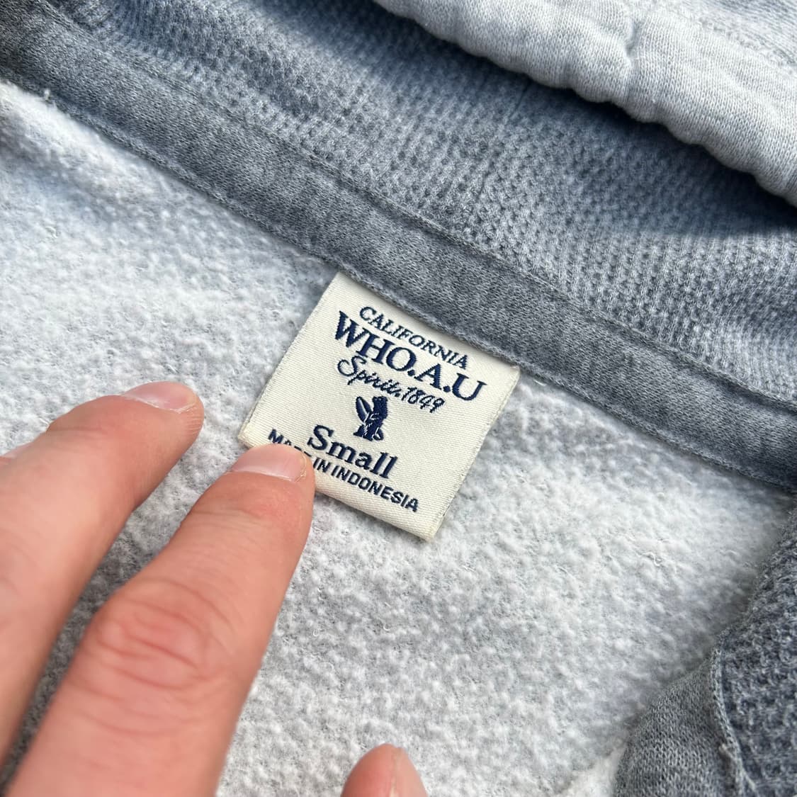 후아유 그레이 후드집업 상품이미지4