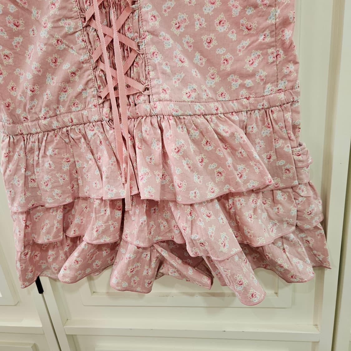 플라워 점프수트 / 반바지 원피스 상품이미지9