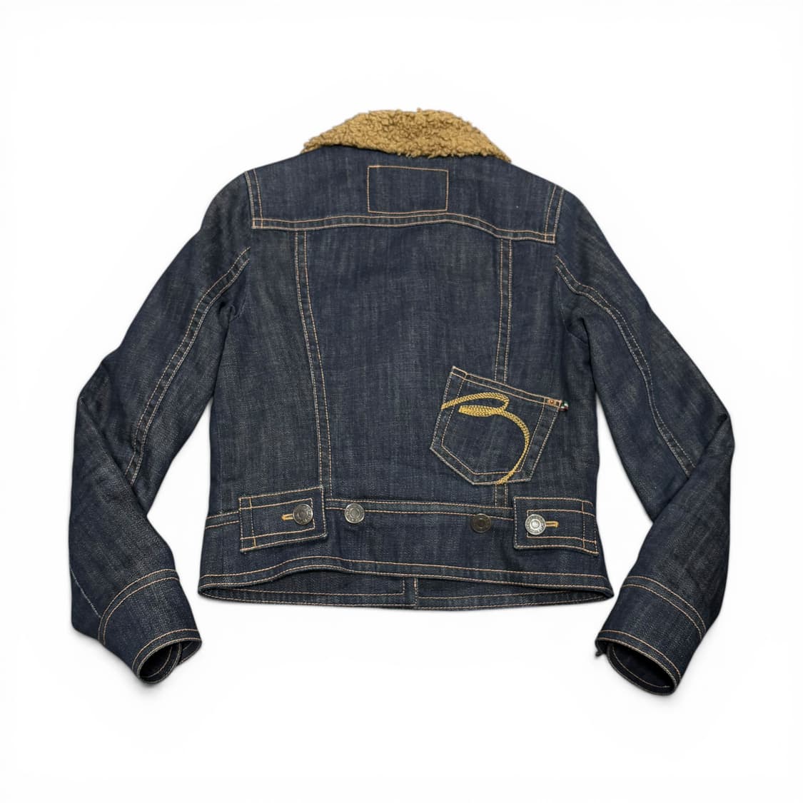 우먼90 빈폴 인디고 쉐르파 데님자켓 상품이미지2