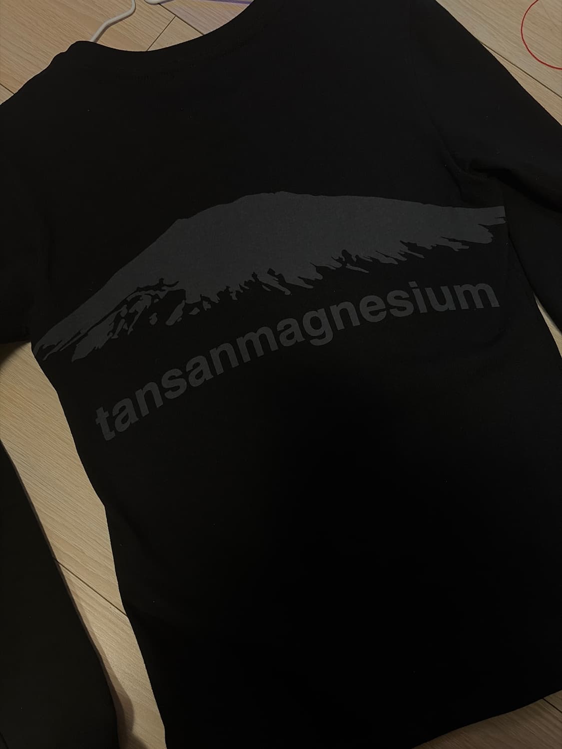 탄산마그네슘 마운틴 롱슬리브 블랙 🩶반택시 무배🩶 상품이미지4