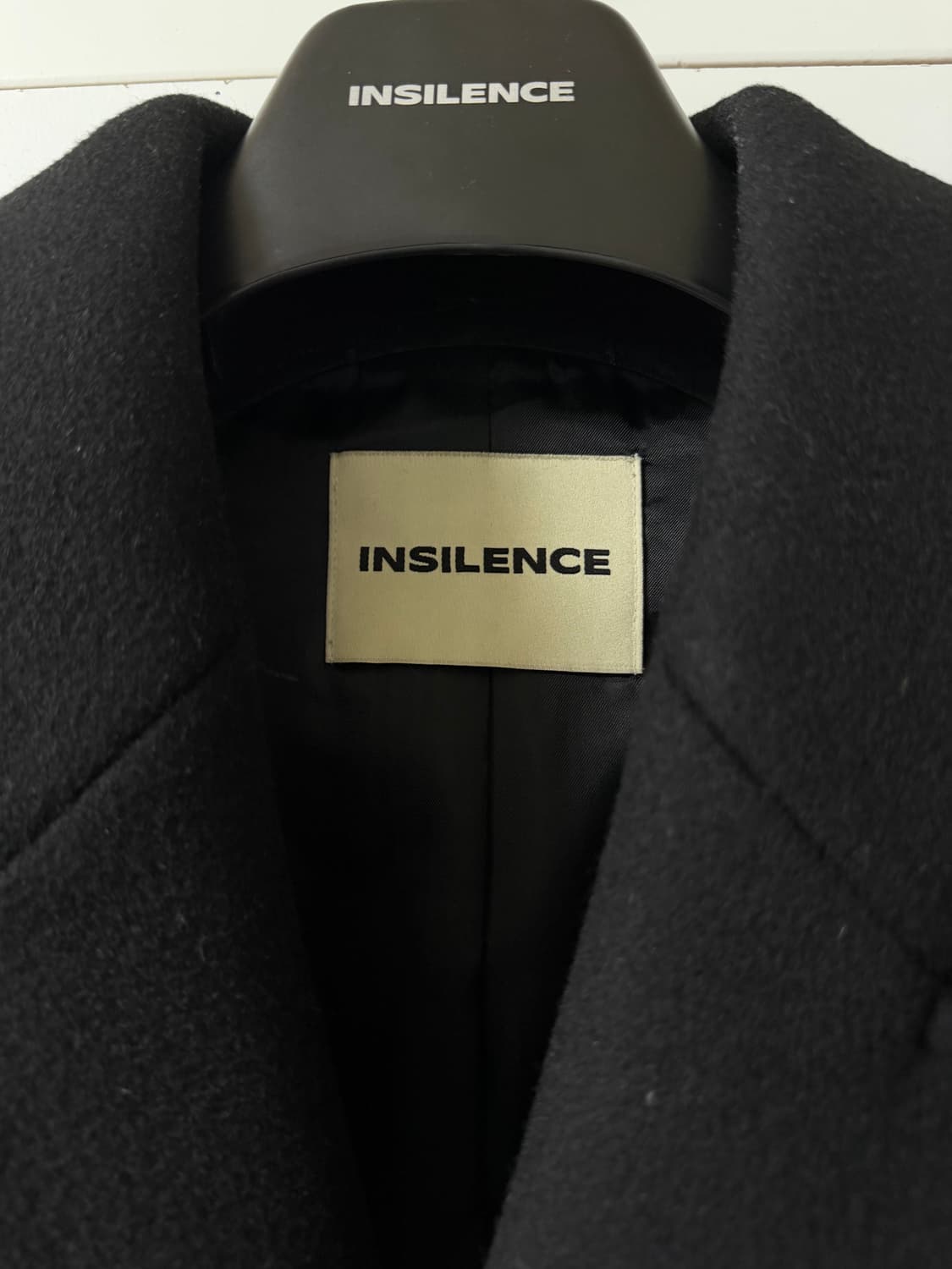 인사일런스 캐시미어 더블 롱 코트 상품이미지5