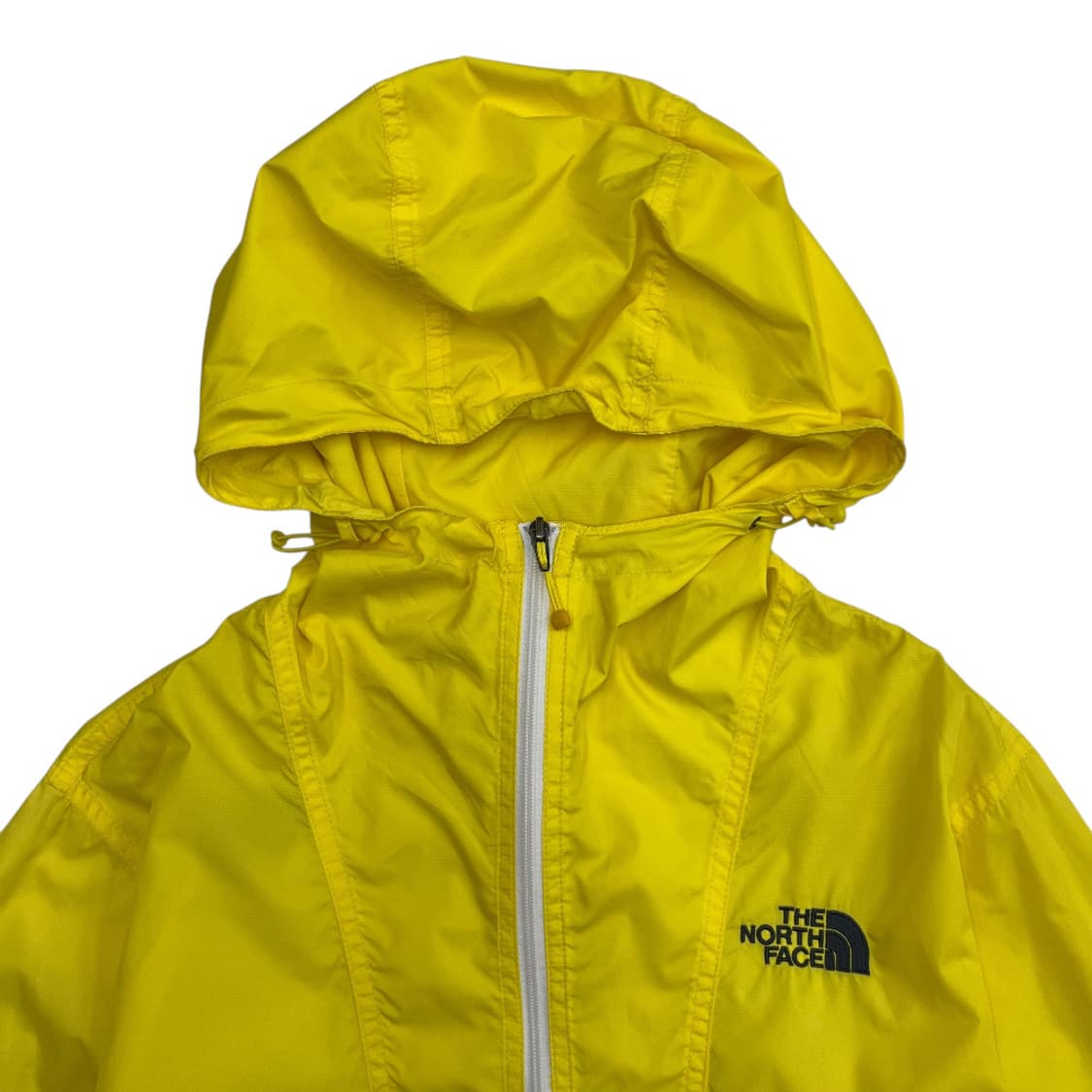 노스페이스 로고 옐로우 배색 후드 바람막이 85 상품이미지4