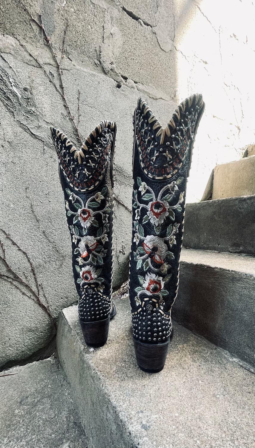 OLD GRINGO 플로럴 자수  웨스턴 롱부츠(240) 상품이미지5