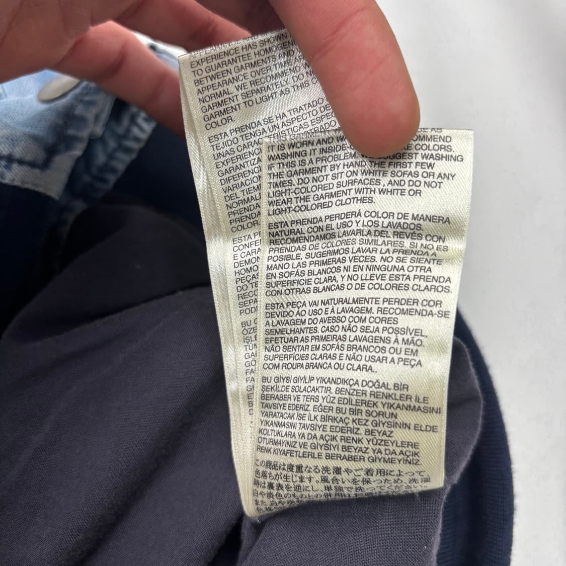 디젤 데님 블루종 자켓 S 상품이미지10