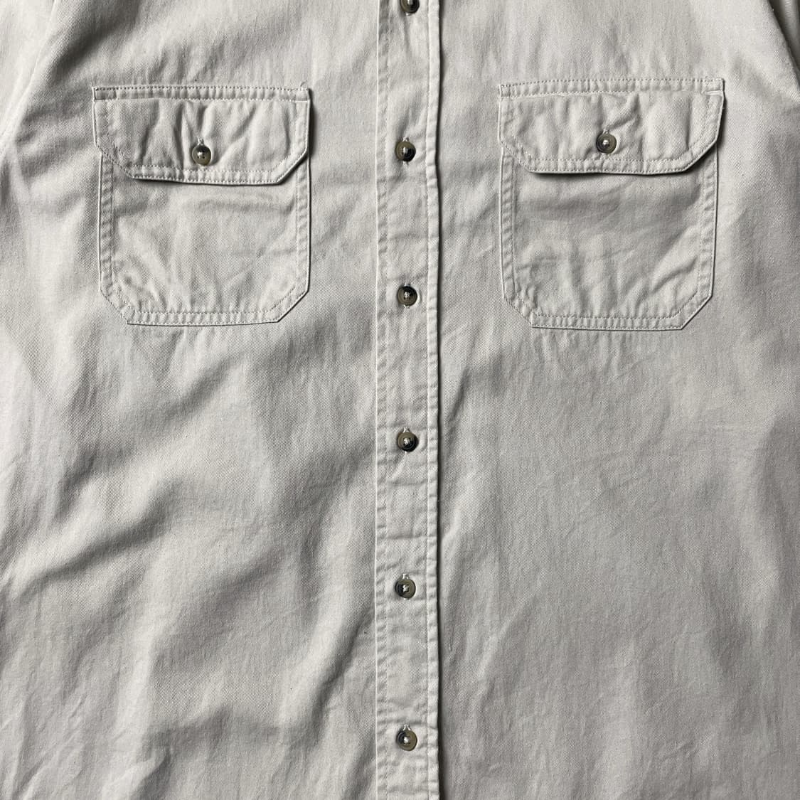 WRANGLER 랭글러 빈티지 아이보리 코튼 셔츠 A00588 상품이미지3