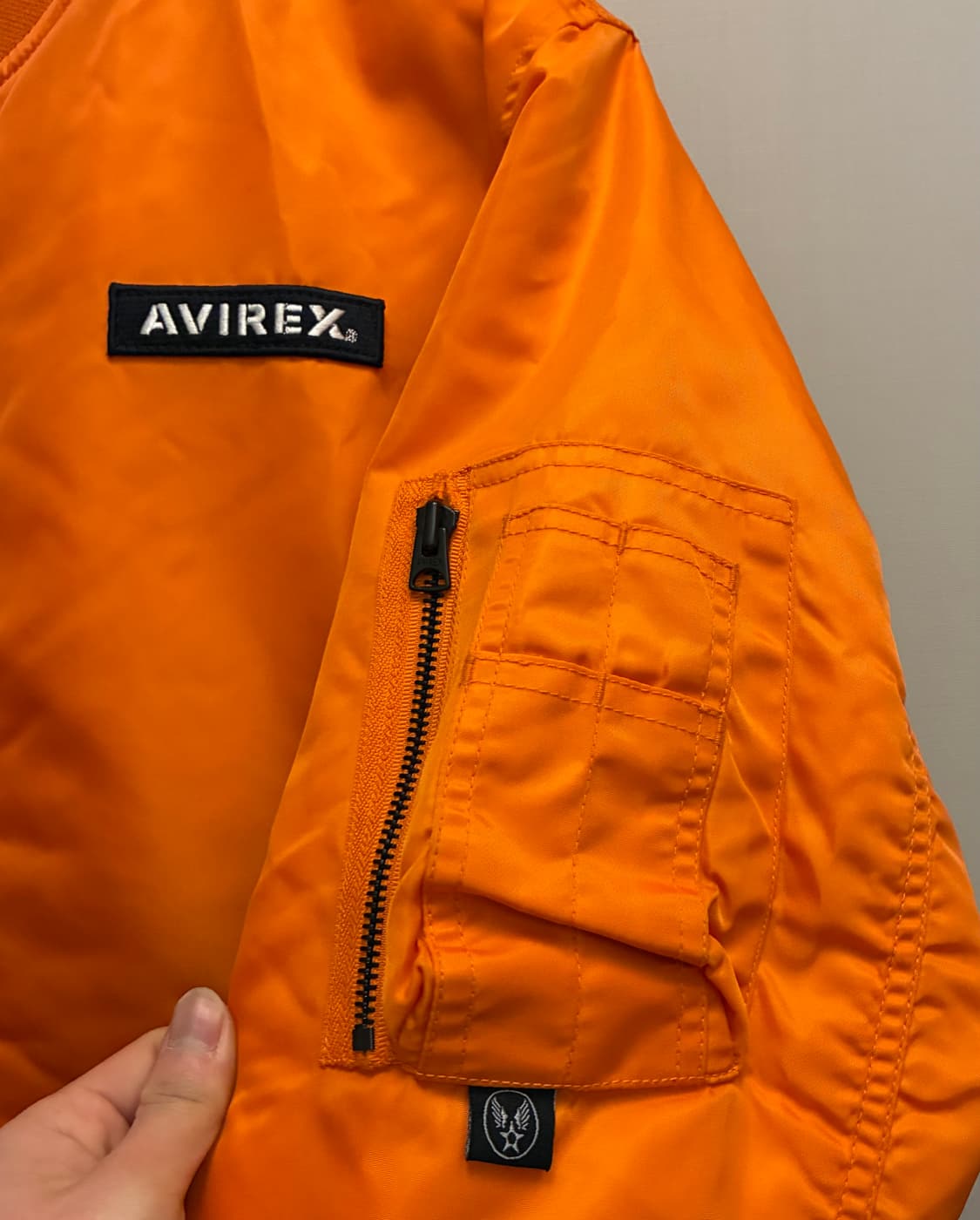 (L~XL)아비렉스 MA-1 USA 백로고 항공점퍼 플라이트자켓 마원 상품이미지4