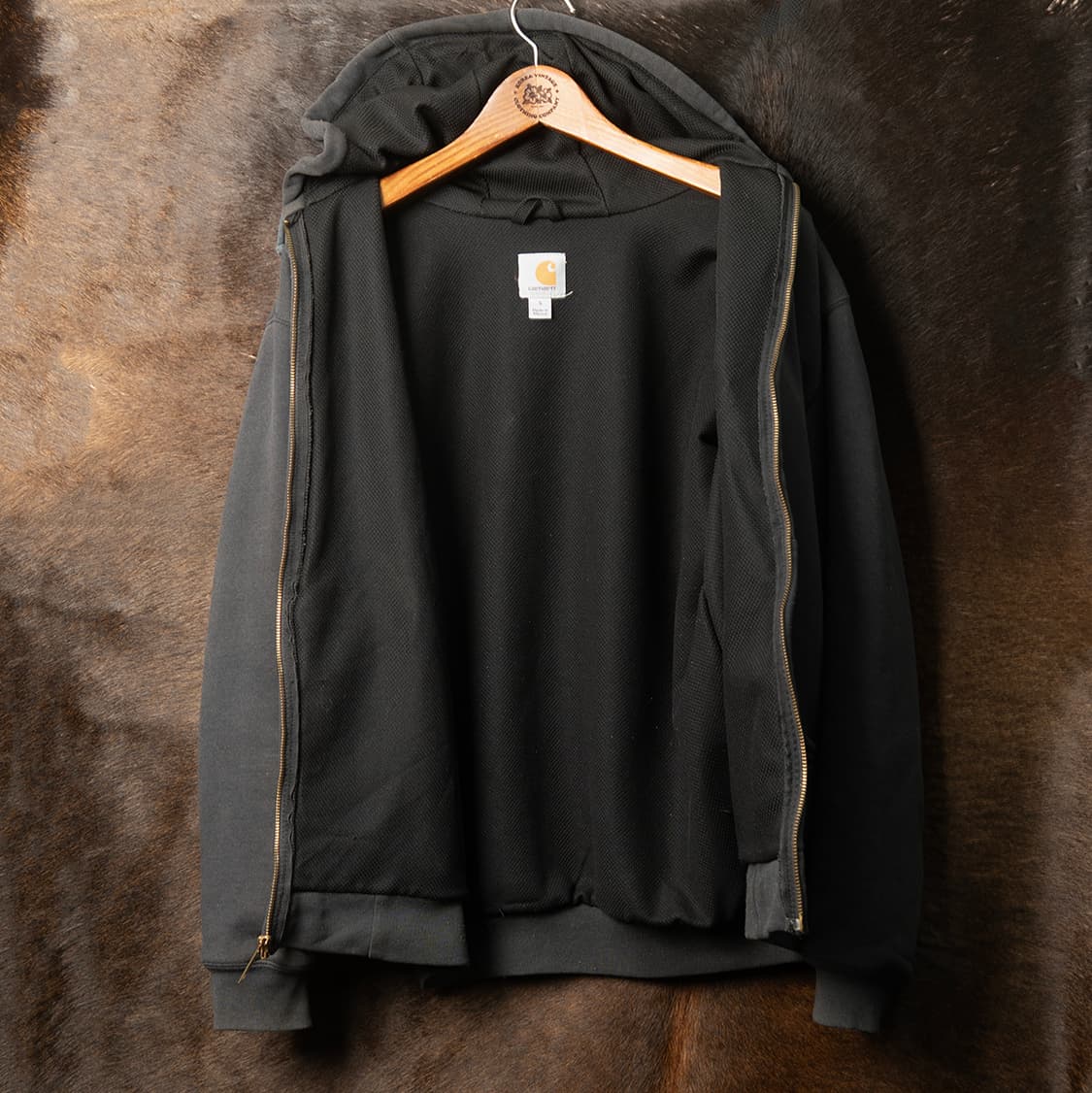 [S] 칼하트 J149 헤비웨이트 써멀 후드집업 블랙  상품이미지7