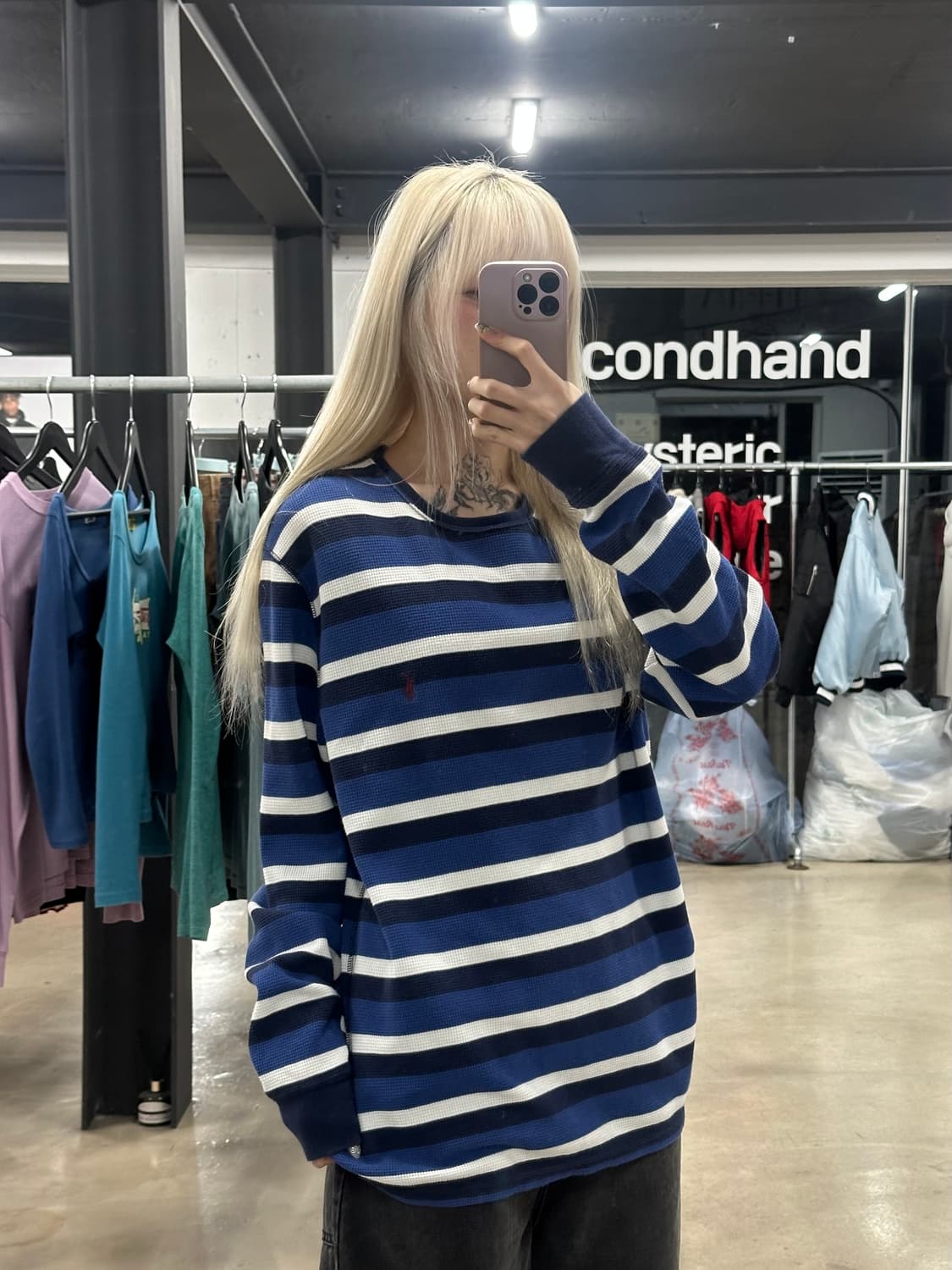 폴로 랄프로렌 스트라이프 롱슬리브 상품이미지1