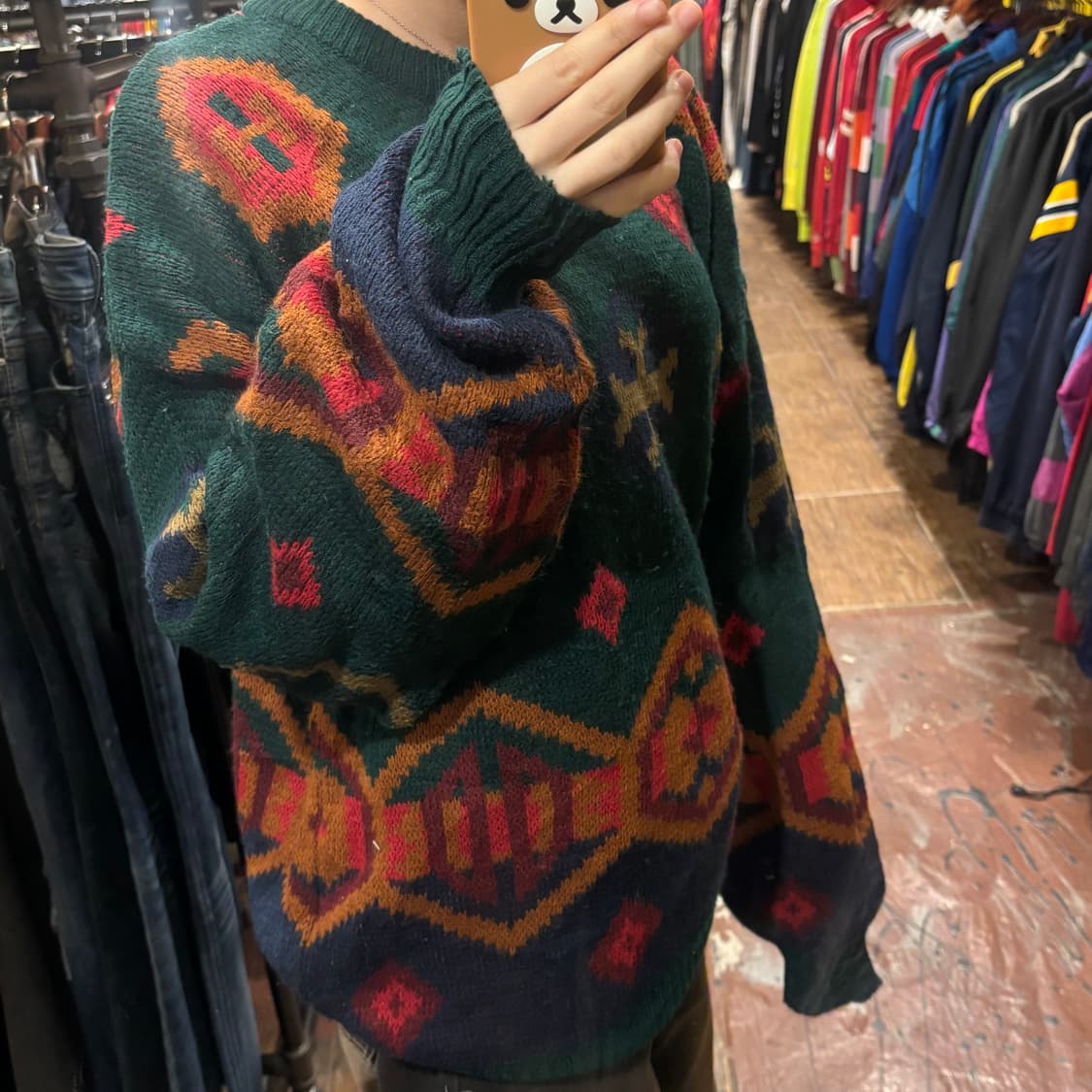 [Hi] 빈티지 아가일 패턴 니트 상품이미지3