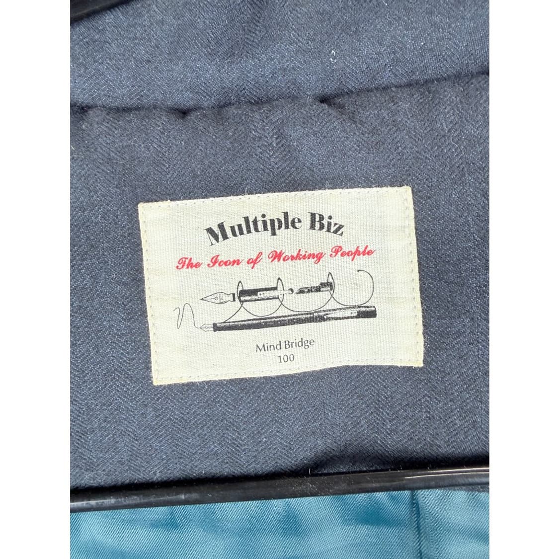 (100) 마인드브릿지 울 조끼솜 패딩 다크네이비 상품이미지9